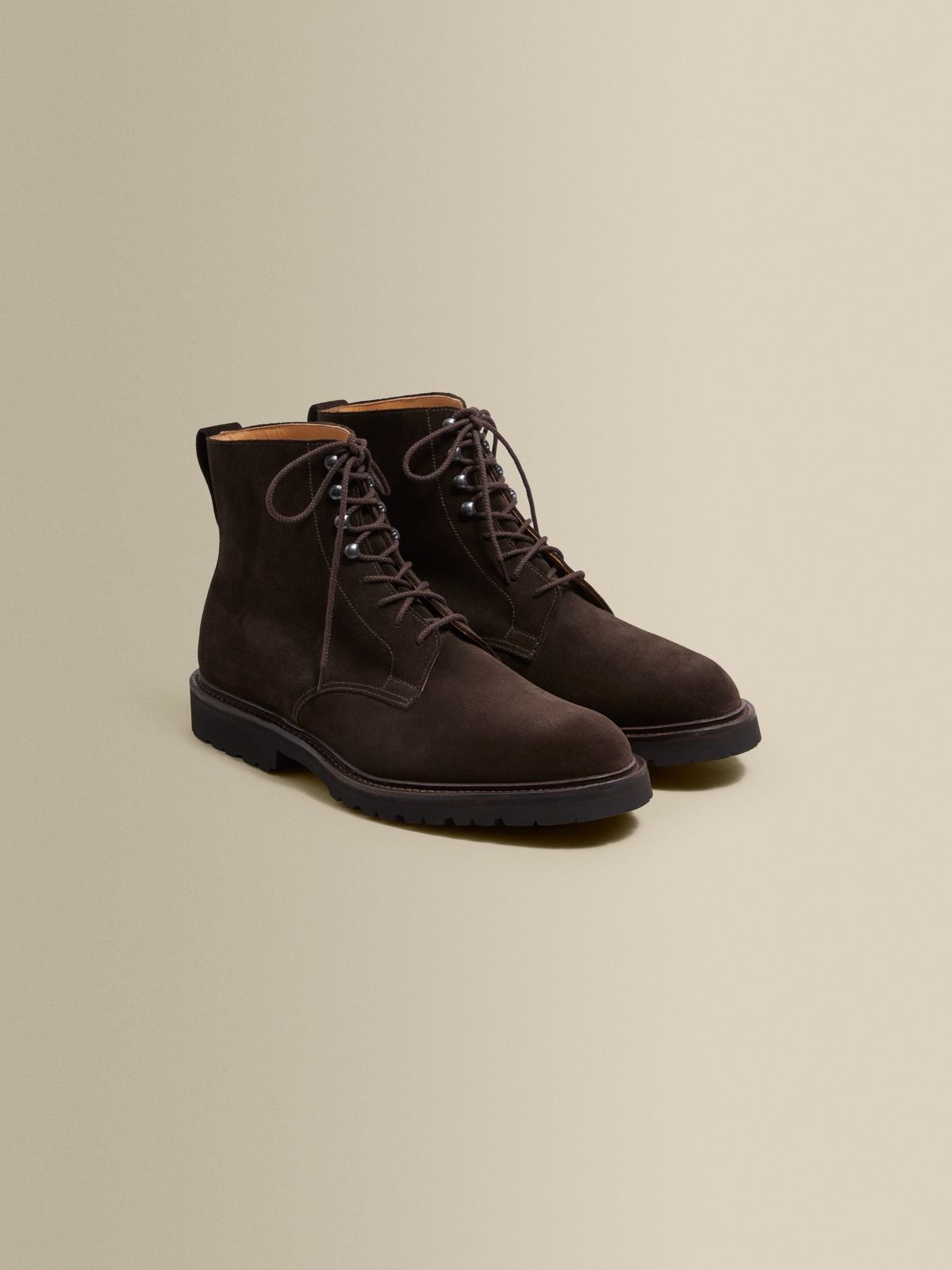 Split Suede Derby Boots