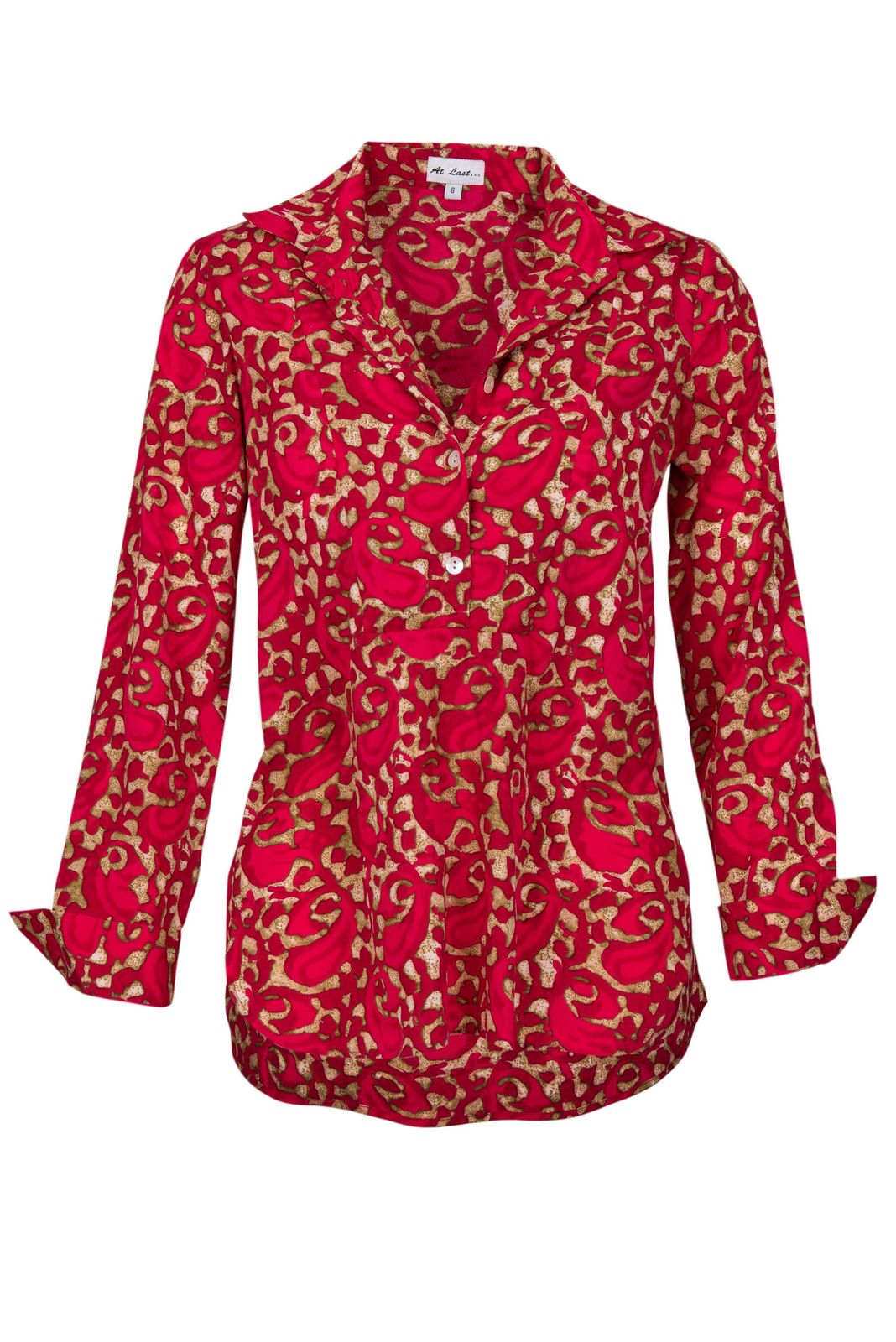 Soho Shirt In Hot Pink Swirl