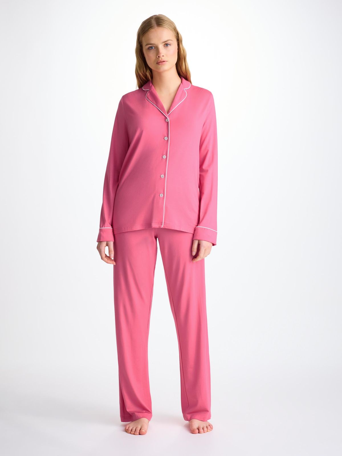 Lara Micro Modal Pyjamas Flamingo Pink