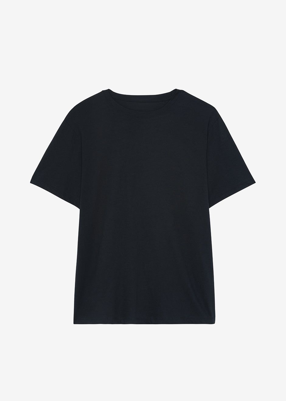 Lilou Simple Tee - Black
