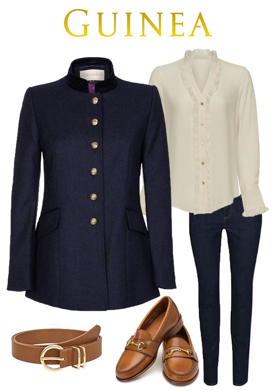 Mimi Stretch Silk Shirt - With Ruffle Details