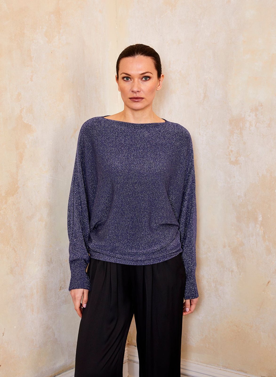 Larissa Batwing Knit With Lurex