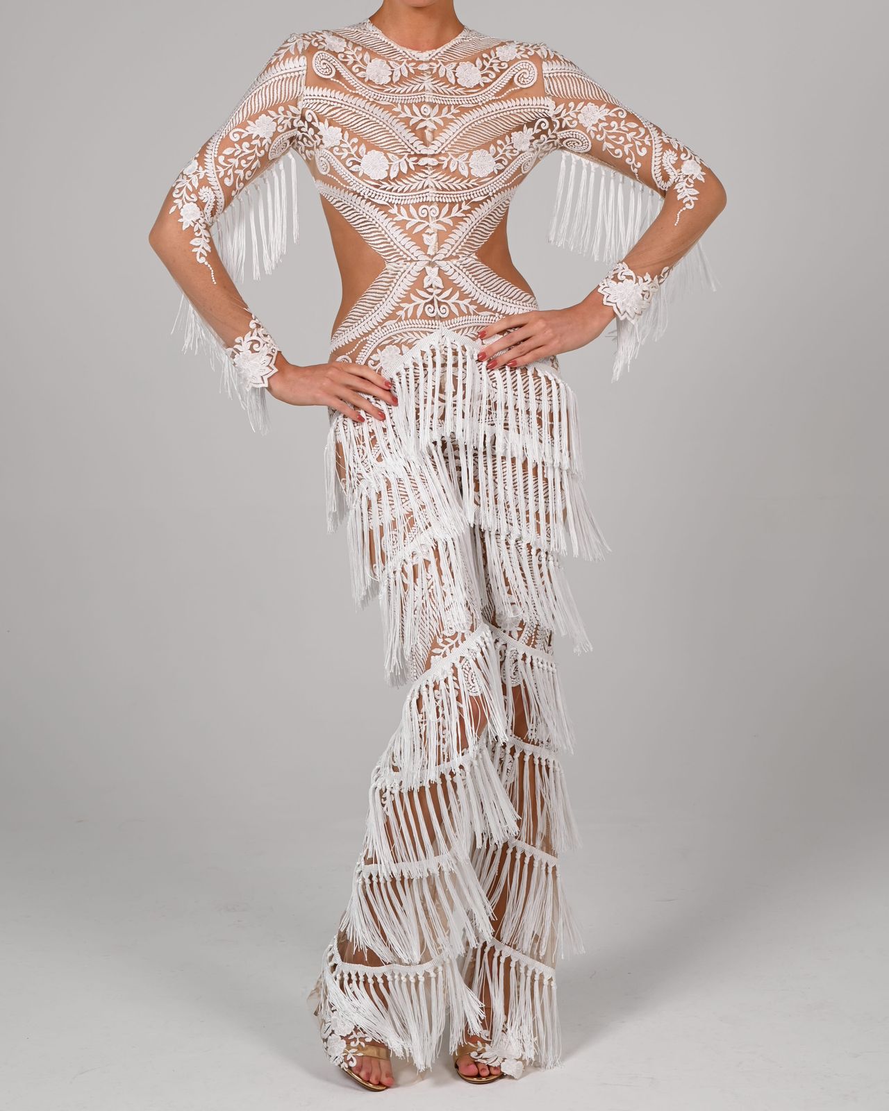 Roma Jumpsuit in Ivory