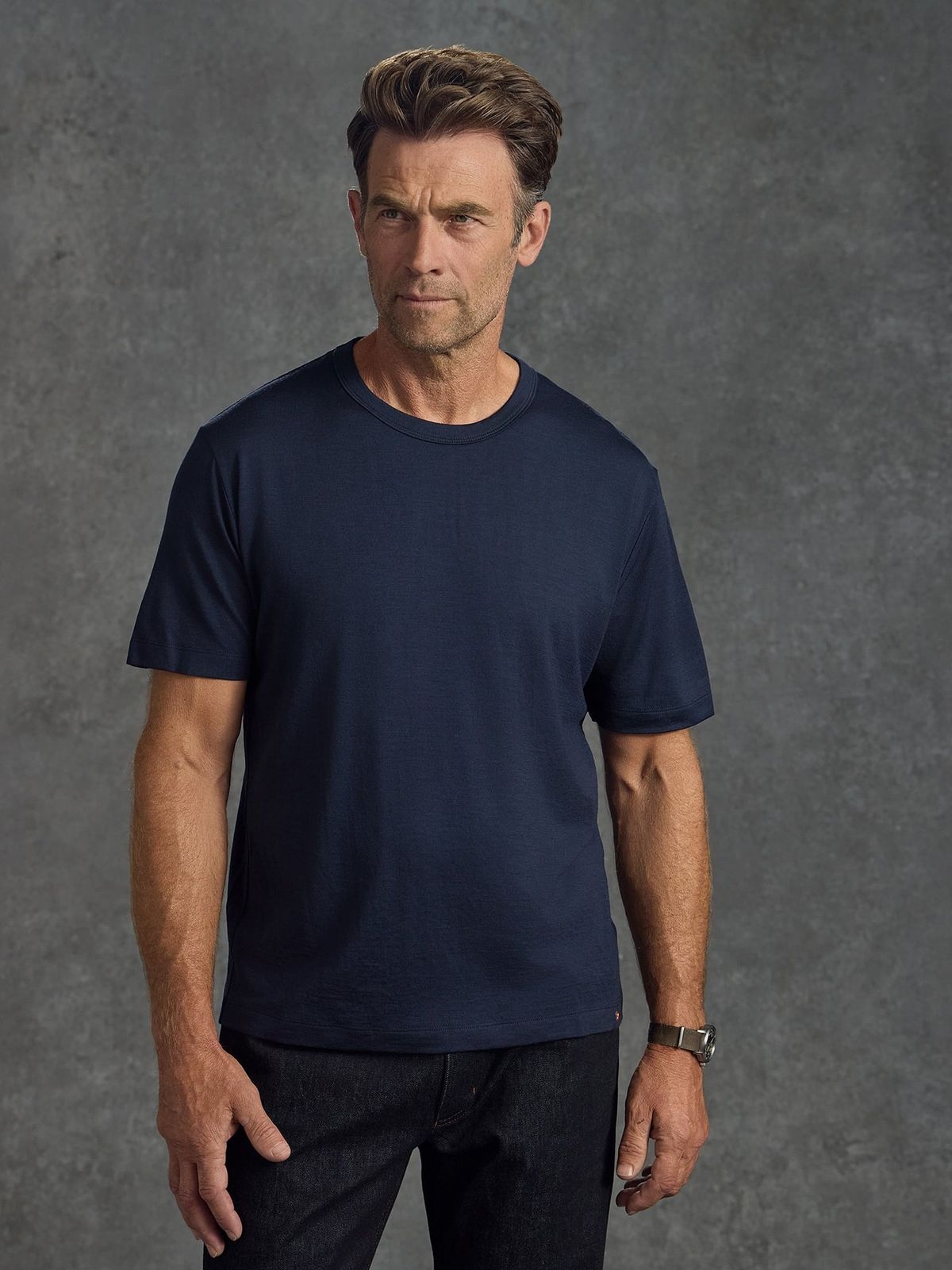 The Foundation Tee - Navy
