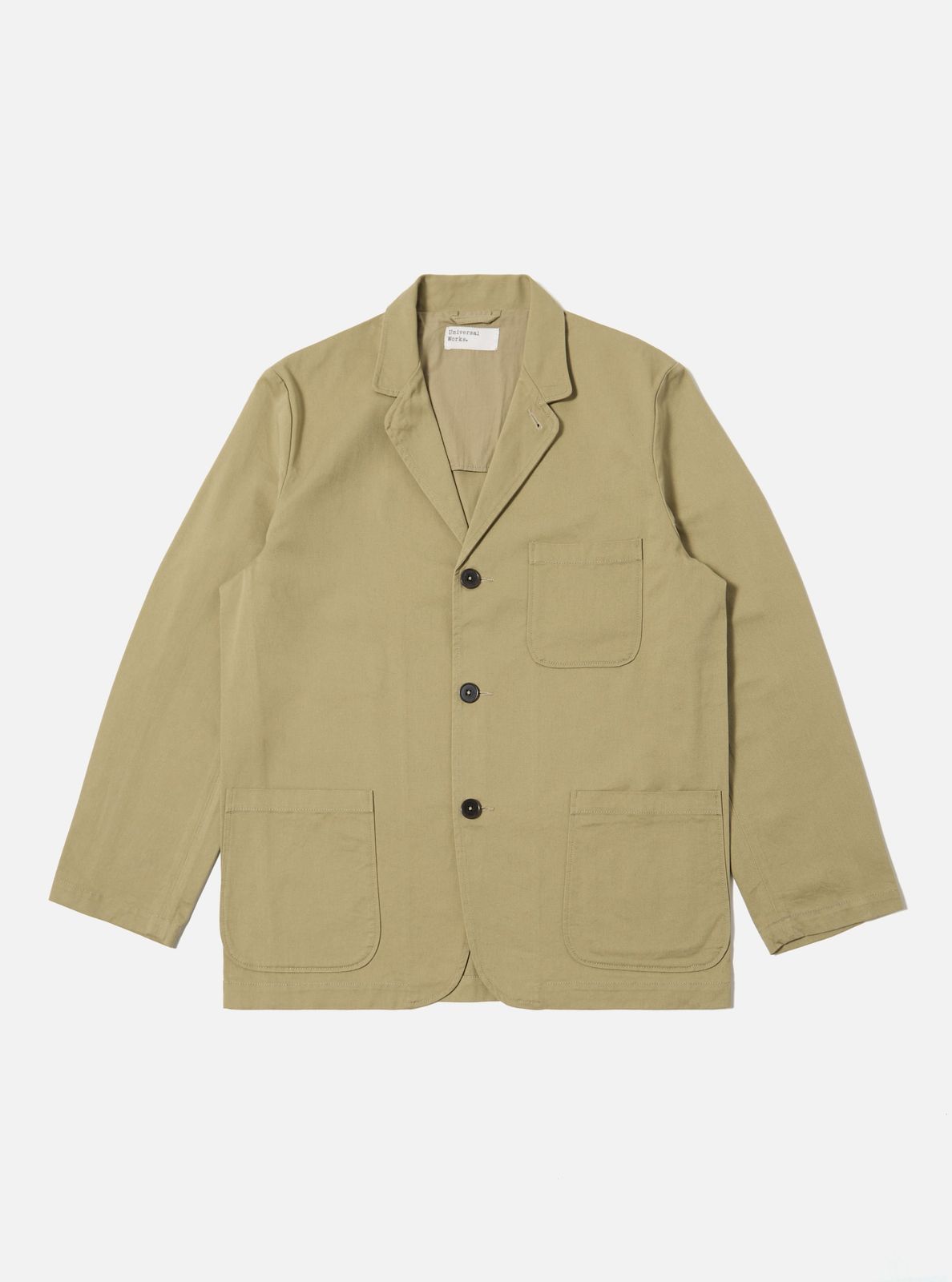 Sand Twill Three Button Jacket