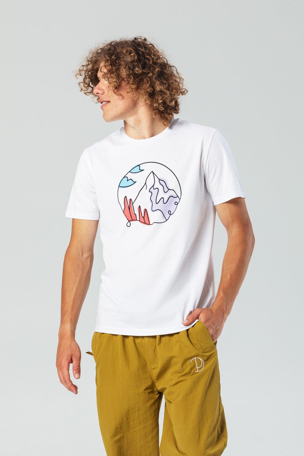 Organic Landscape T-Shirt | White