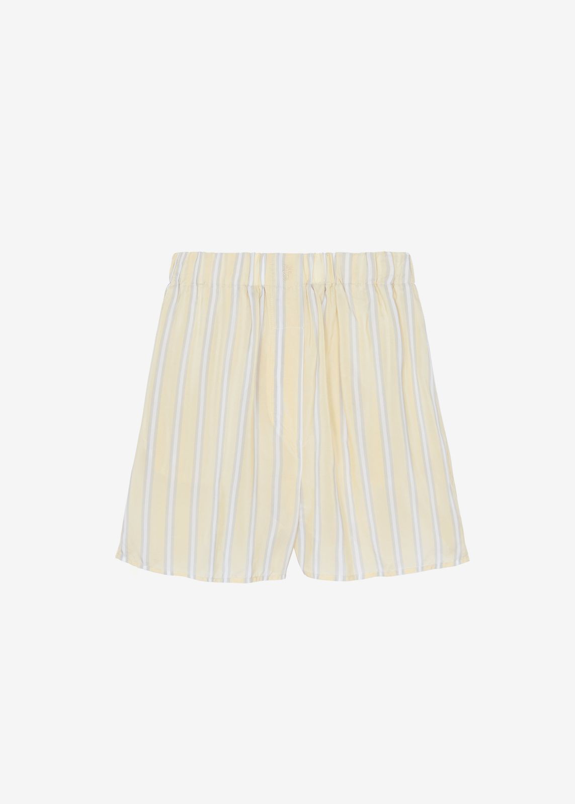 Lui Fluid Boxer Shorts - Yellow/white Stripe