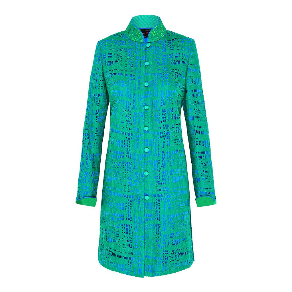 Green Magdalena Nehru Jacket
