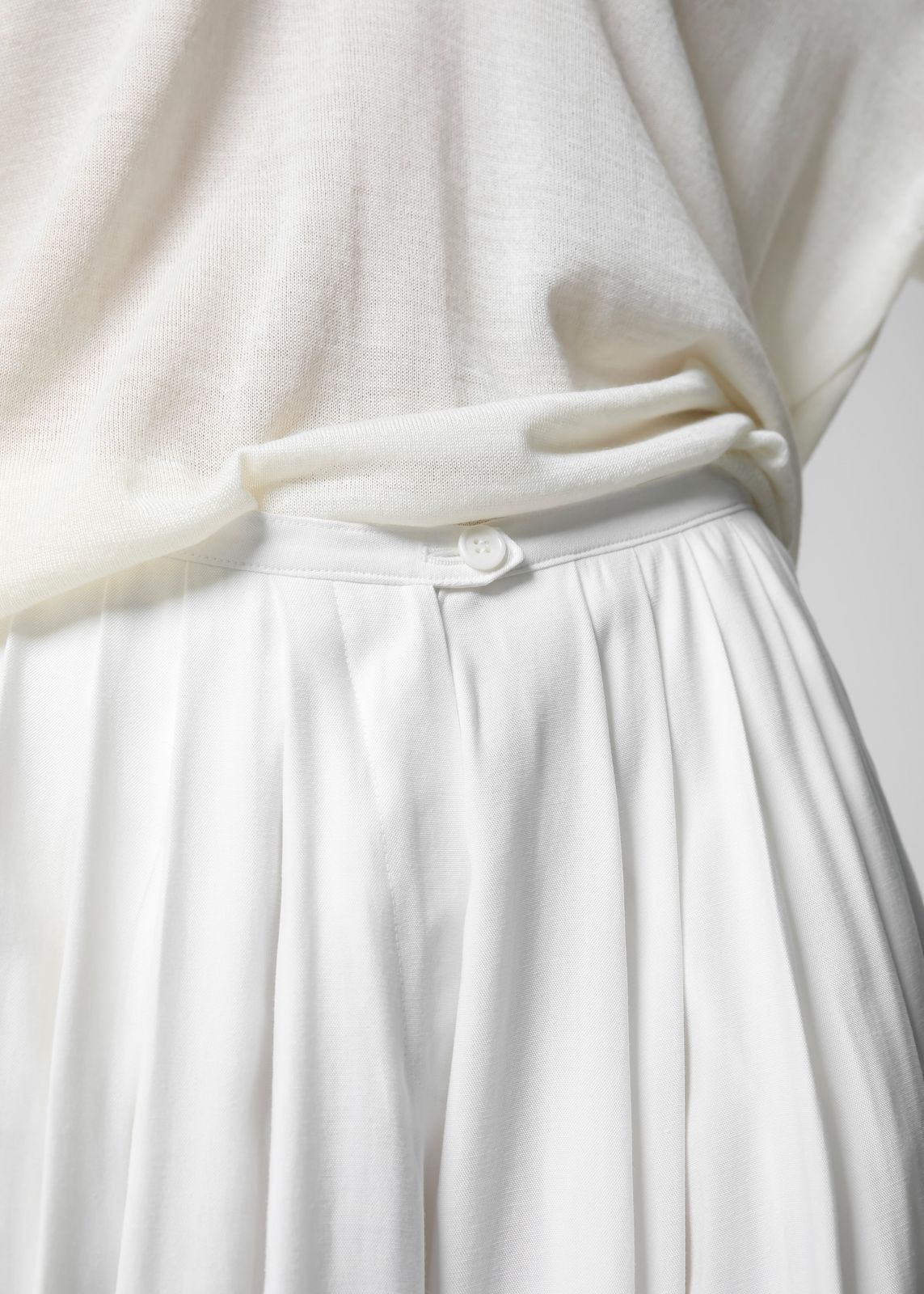 Sloane Wide Leg Trousers - White