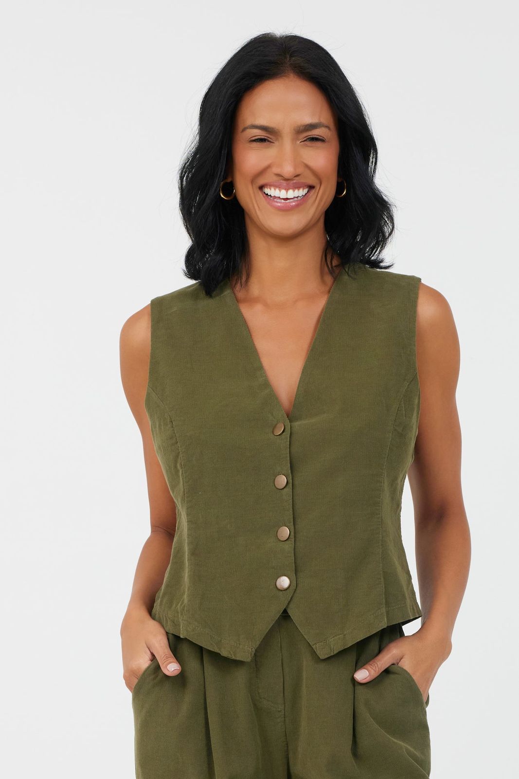 Racheli Baby Cord Waistcoat