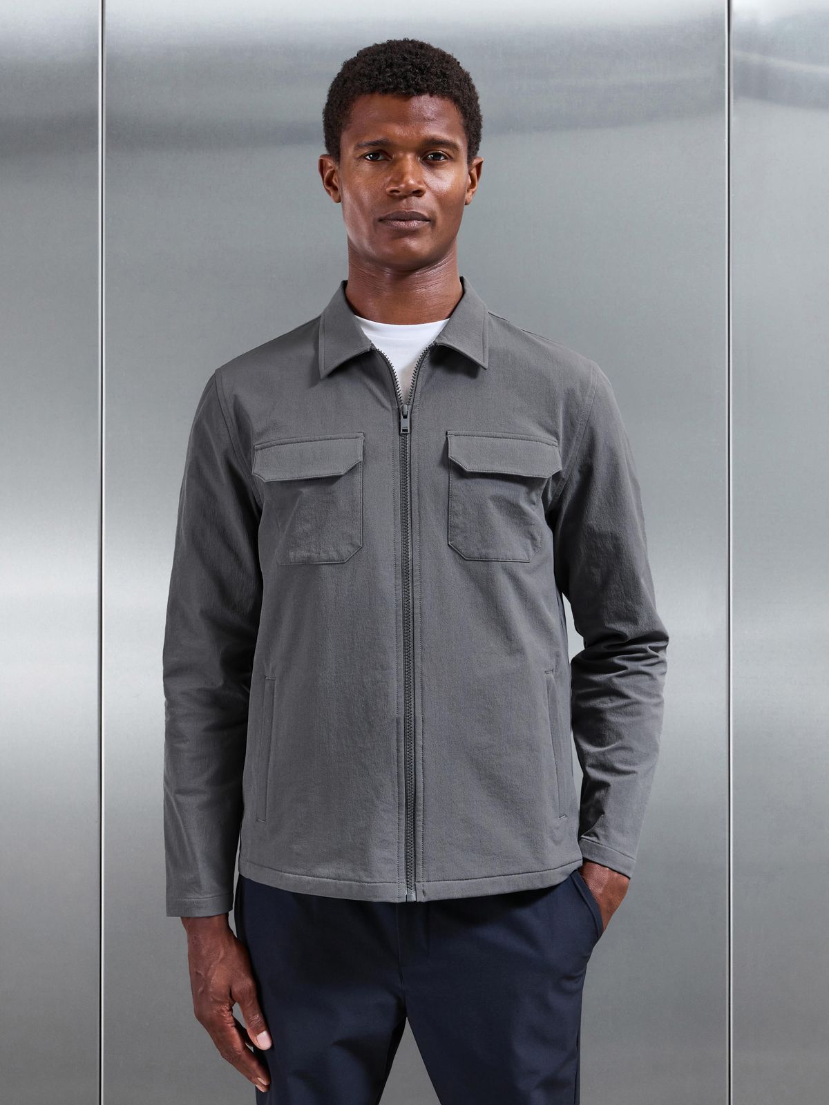 Cargo Jacket in Grey
