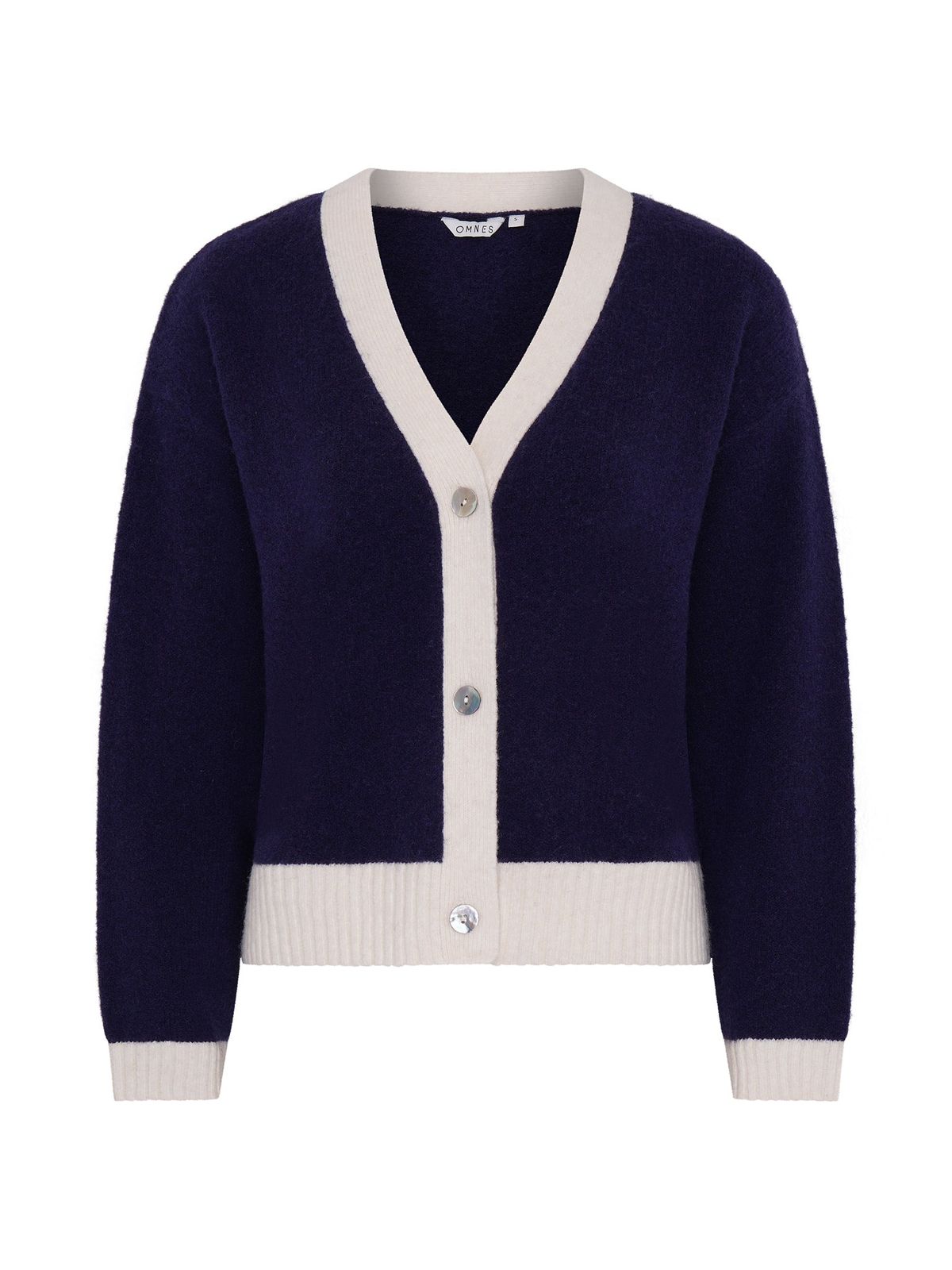 Henni Cardigan In Navy/cream