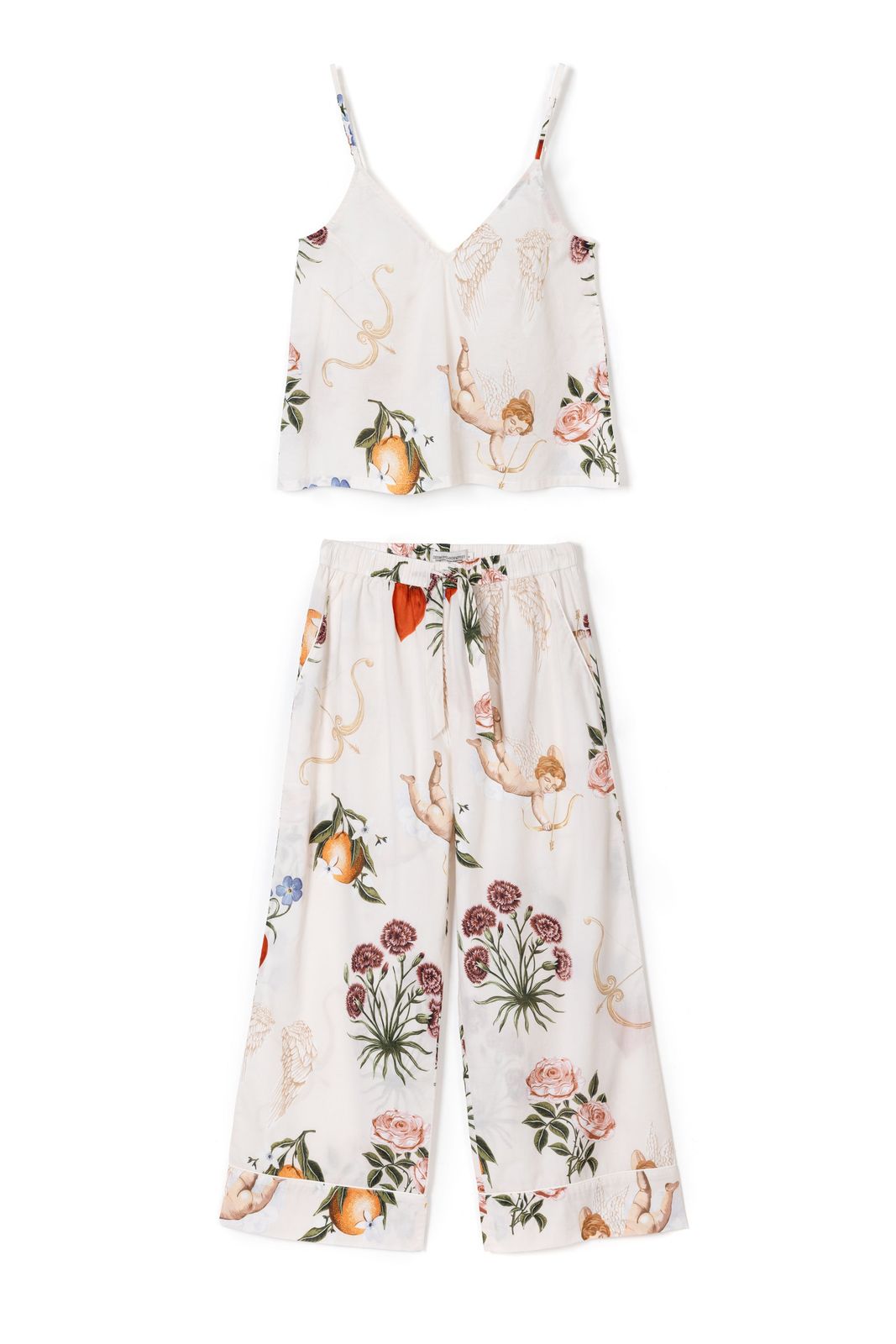 Cami & Wide Leg Primavera Cream