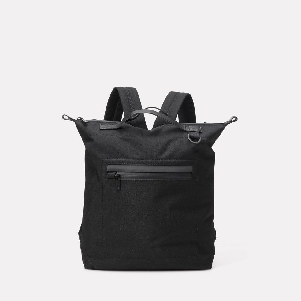 Mini Hoy Travel Cycle Recycled Backpack in Black