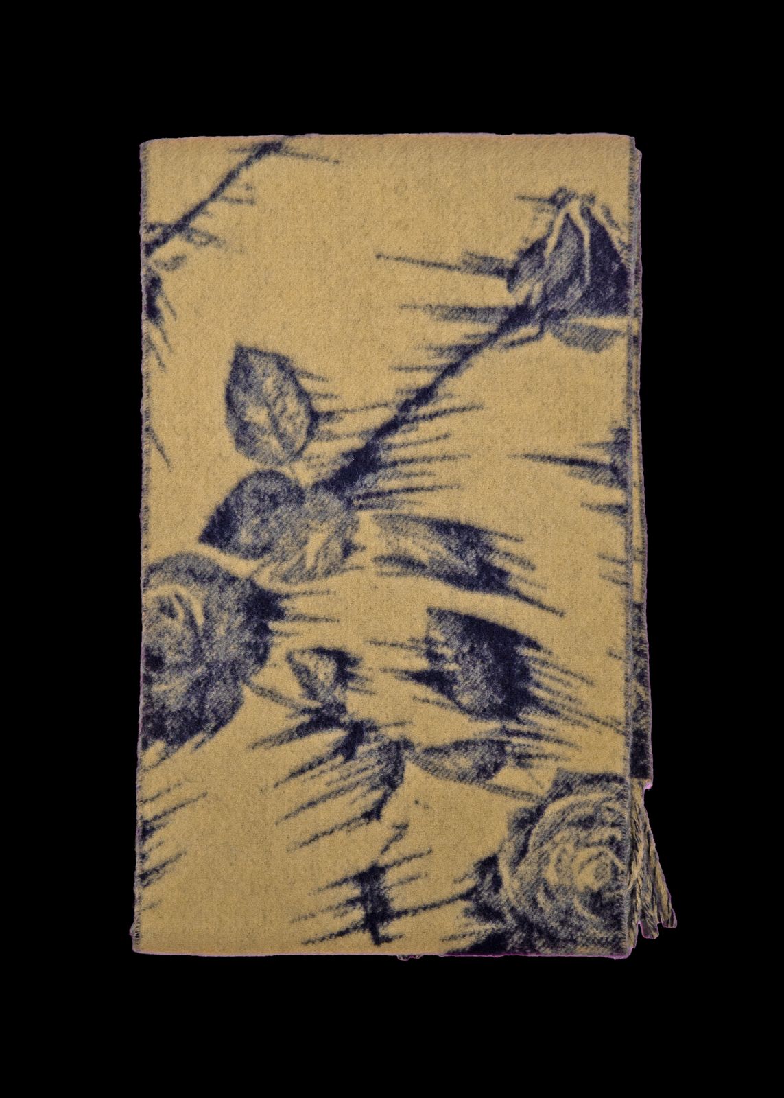 JORDANLUCA SCARF - BROWN/MUSTARD