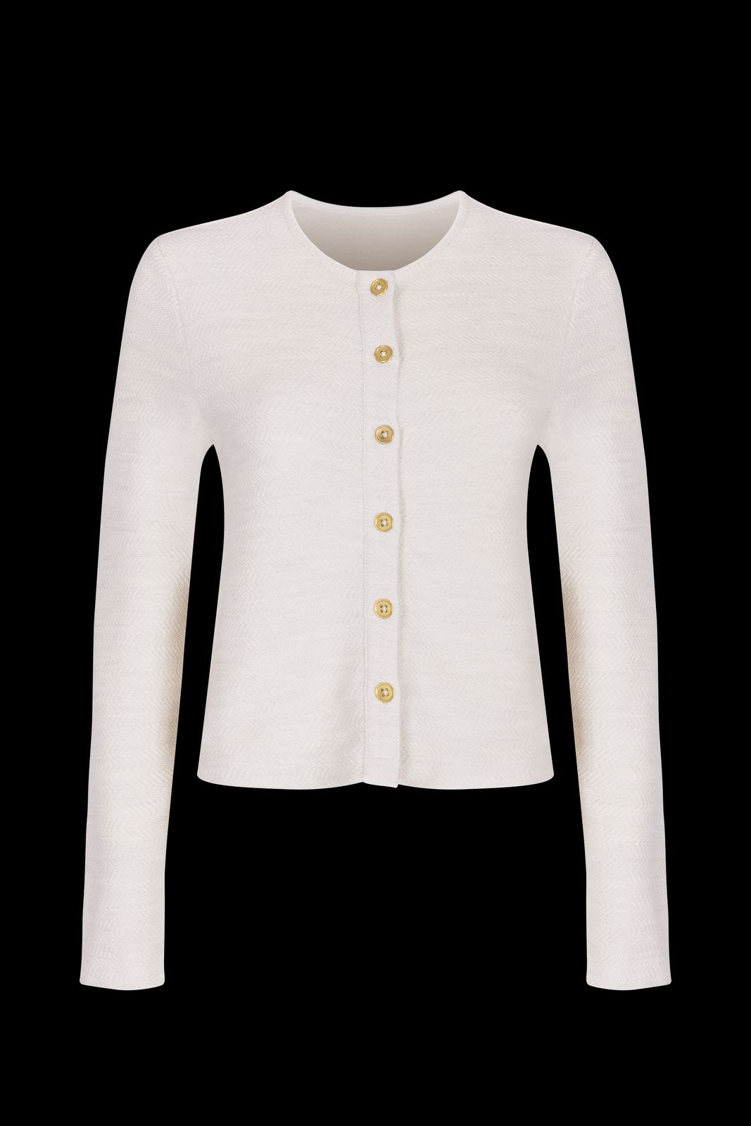 The Kōr Cardigan made from Deadstock Fabrics