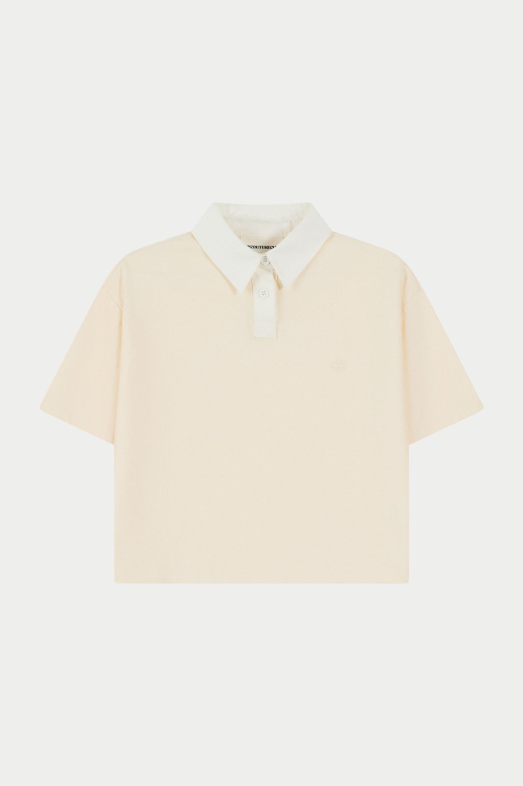 EMBLEM POLO TEE - BUTTERMILK