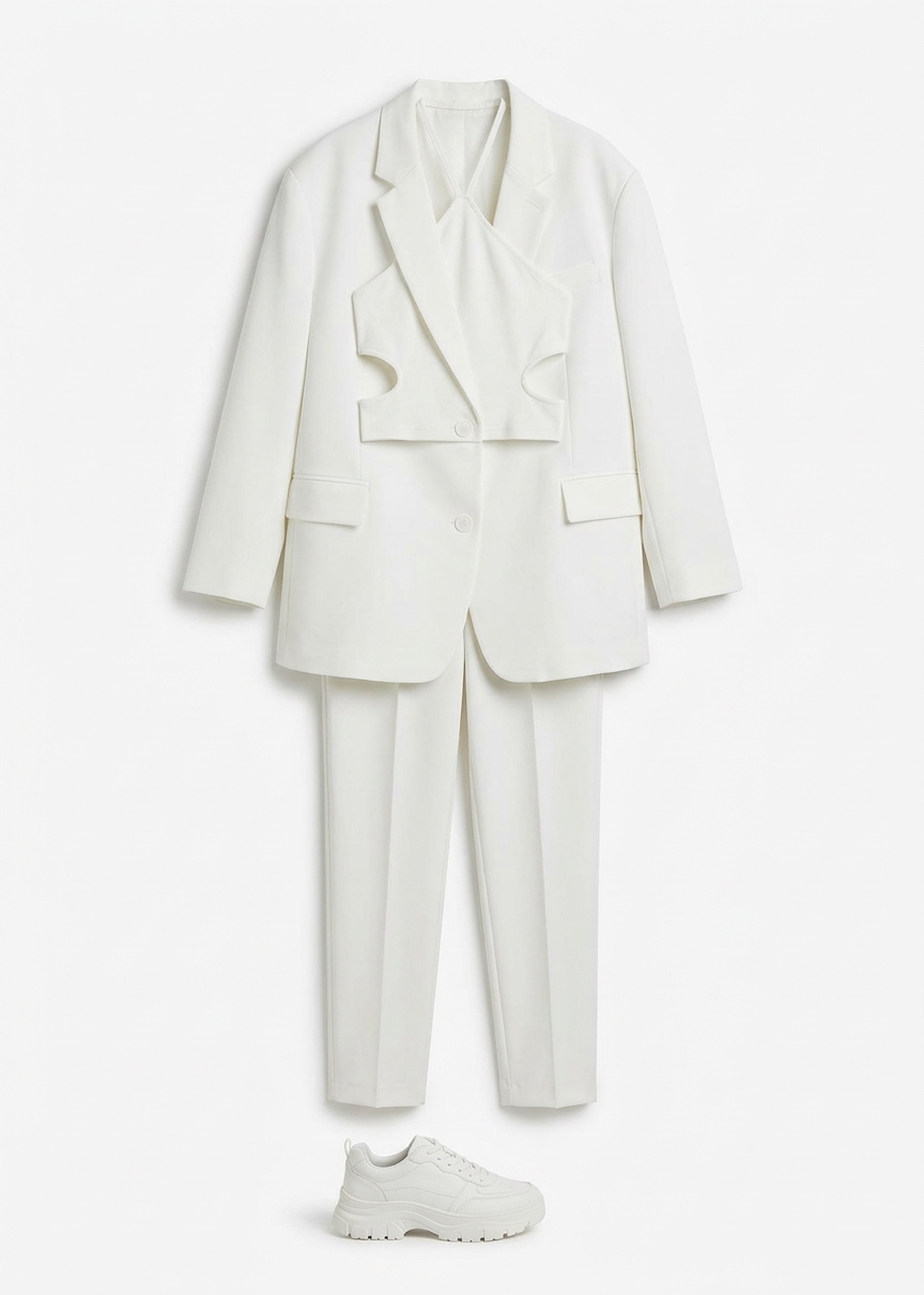 Bea Blazer - White