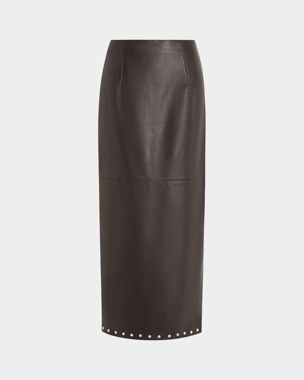 Lola Midi Skirt in Leather