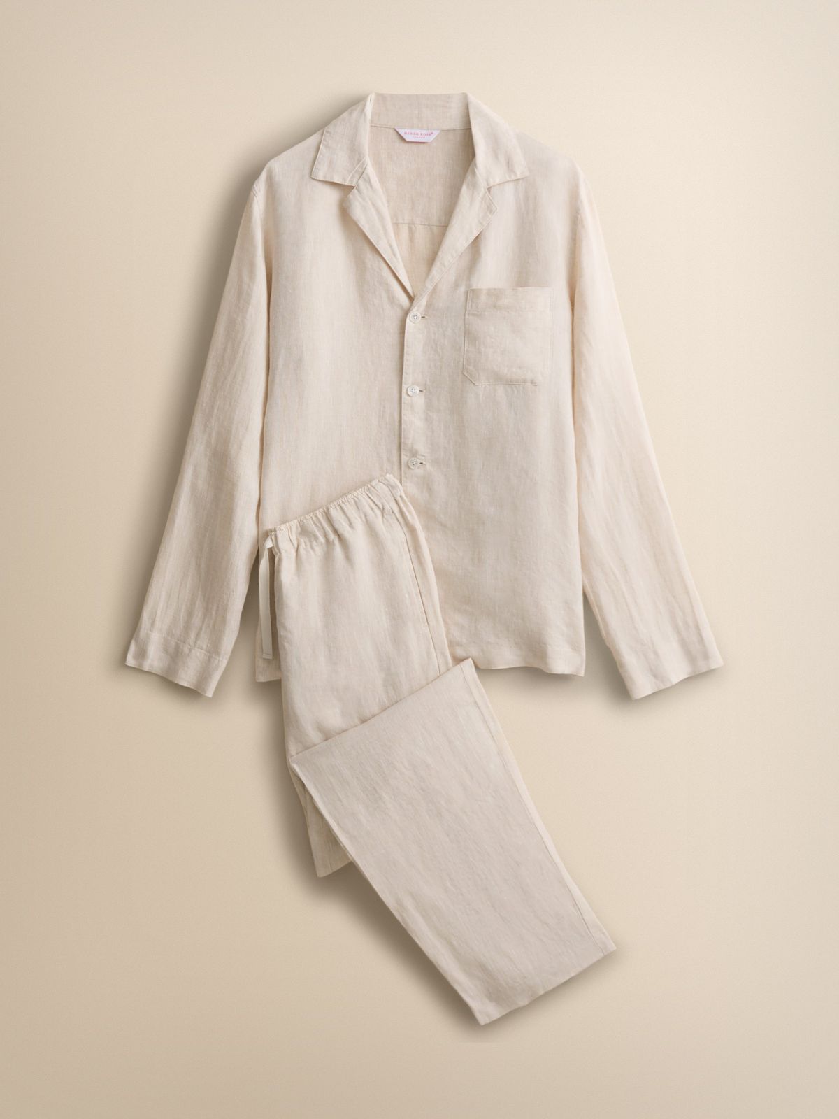 Sicily Linen Pyjamas Sand