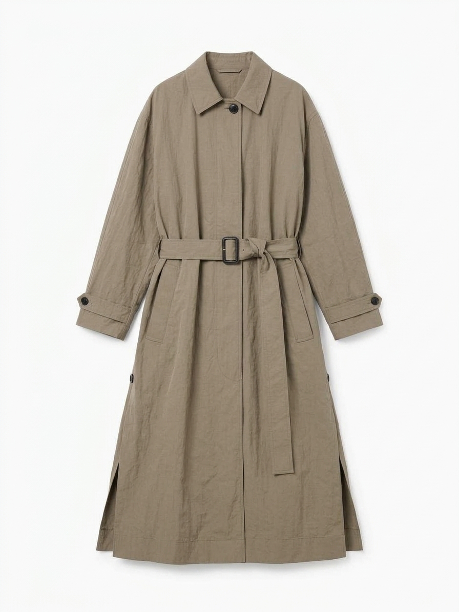 Campion Trench Coat In Mole