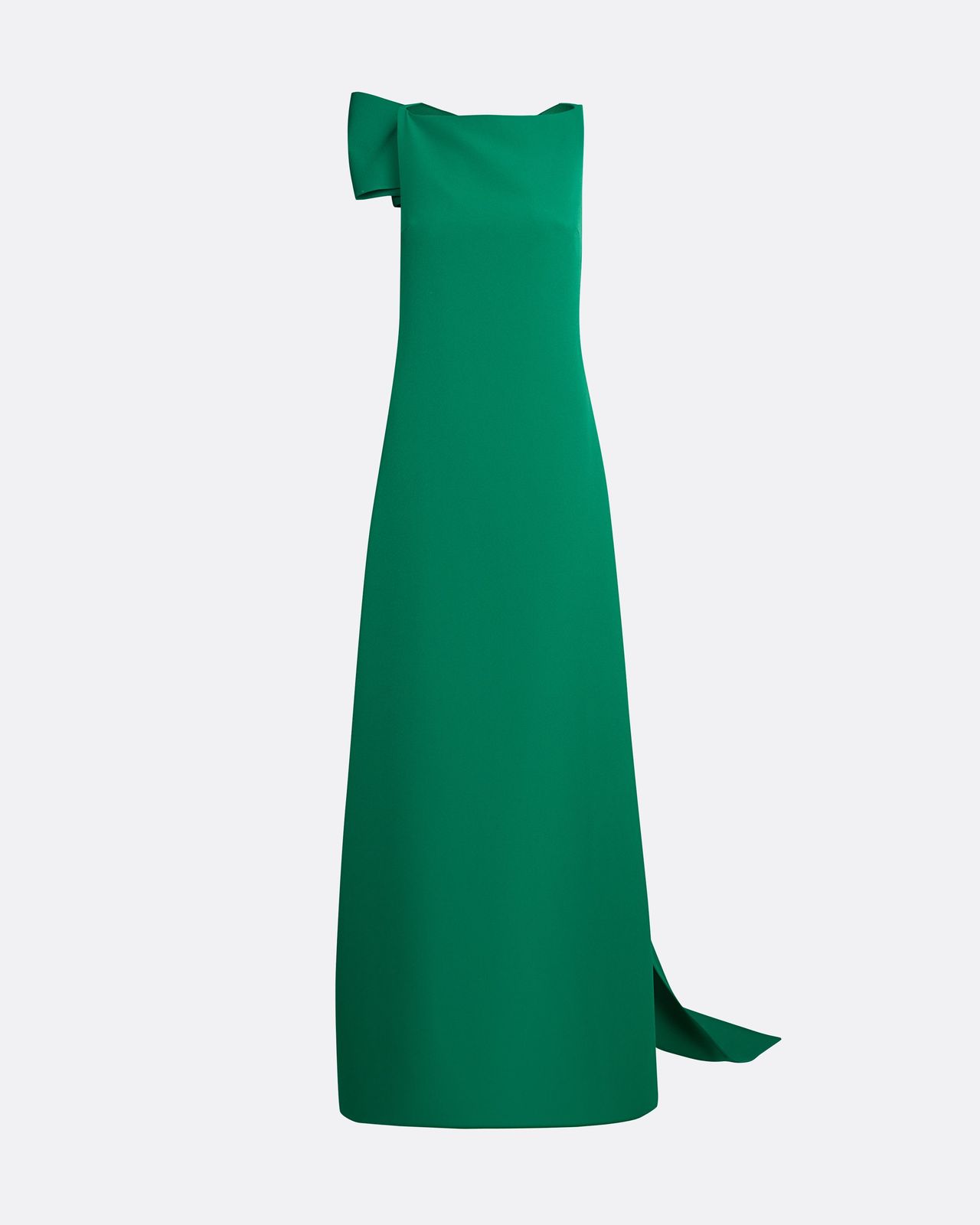 Mallory Long Dress In Jewel Green