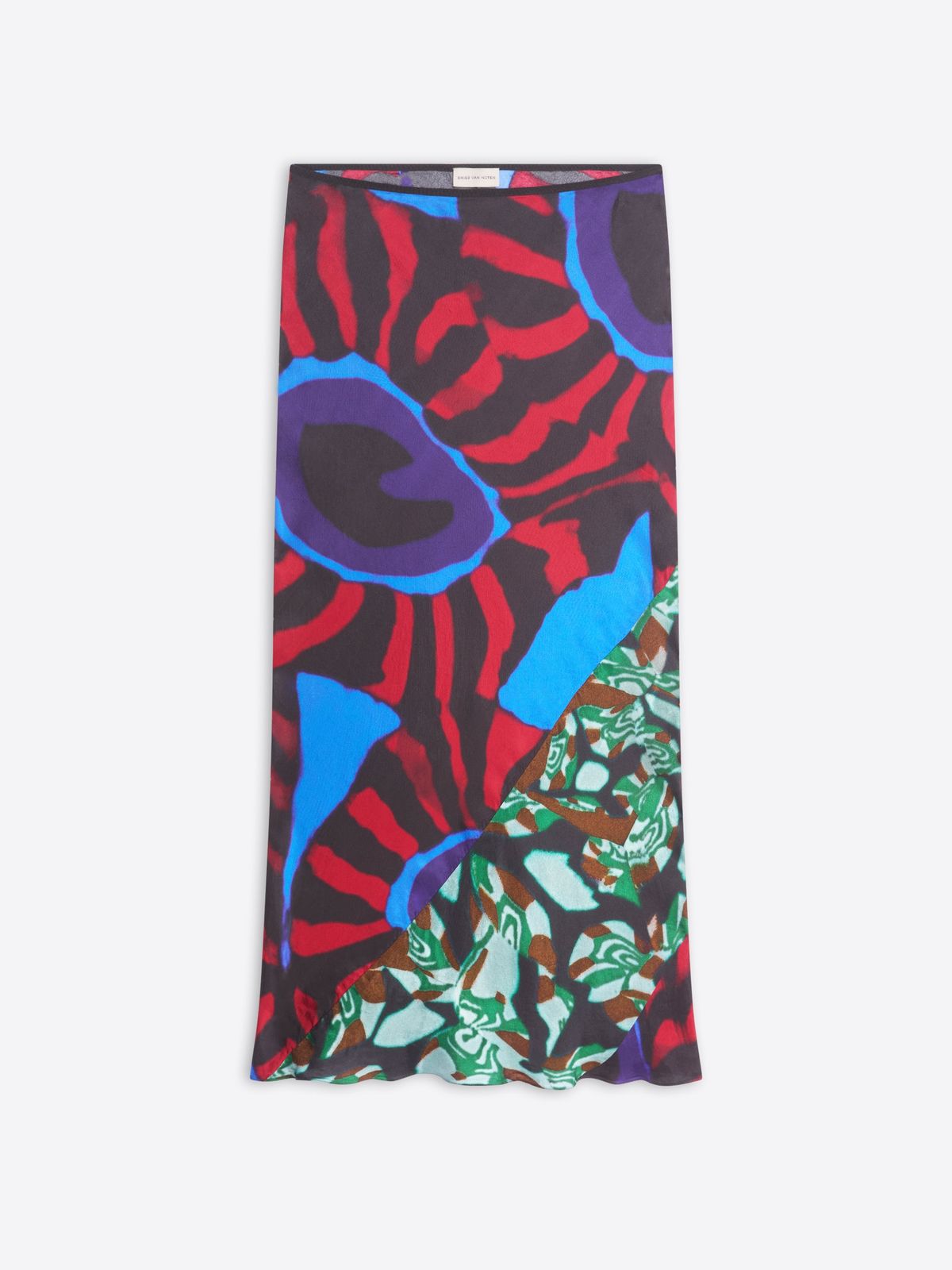 Printed midi skirt