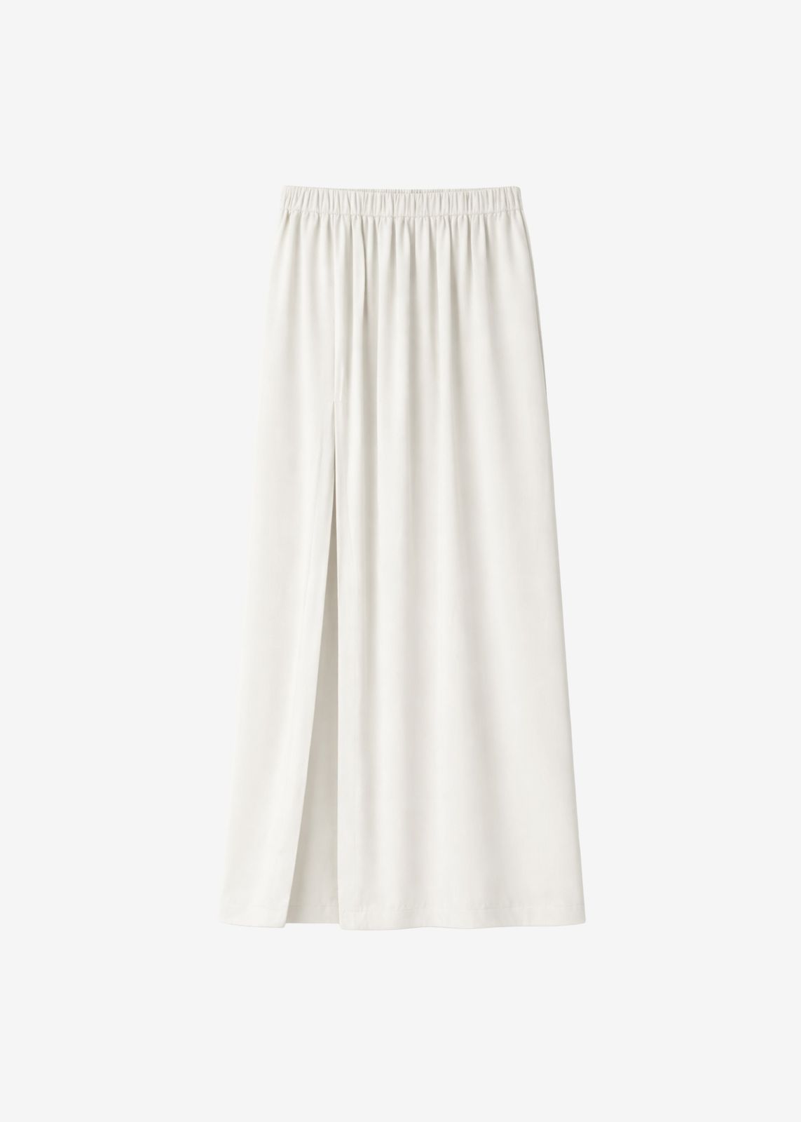 Elie Silk Fluid Maxi Skirt - Ivory