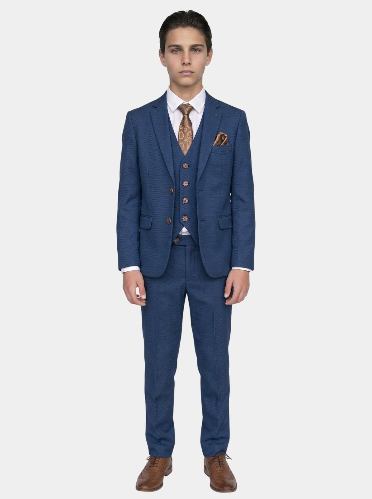MAX - Royal Blue Three Piece Suit