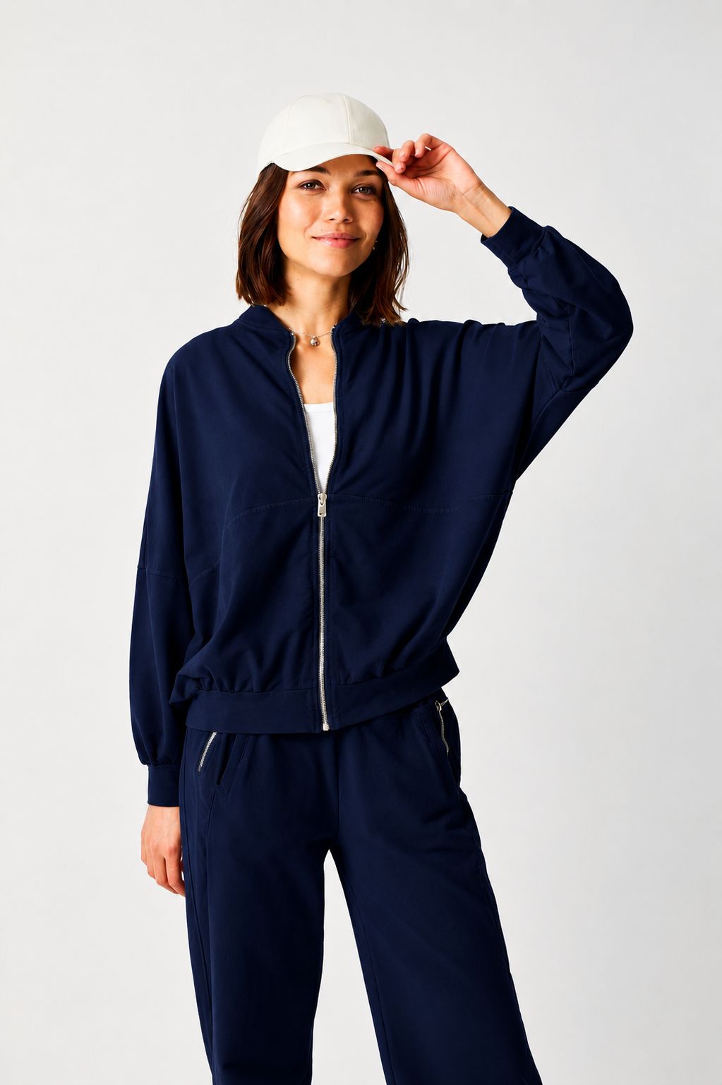 Monty Zip Thru Sweat Jacket