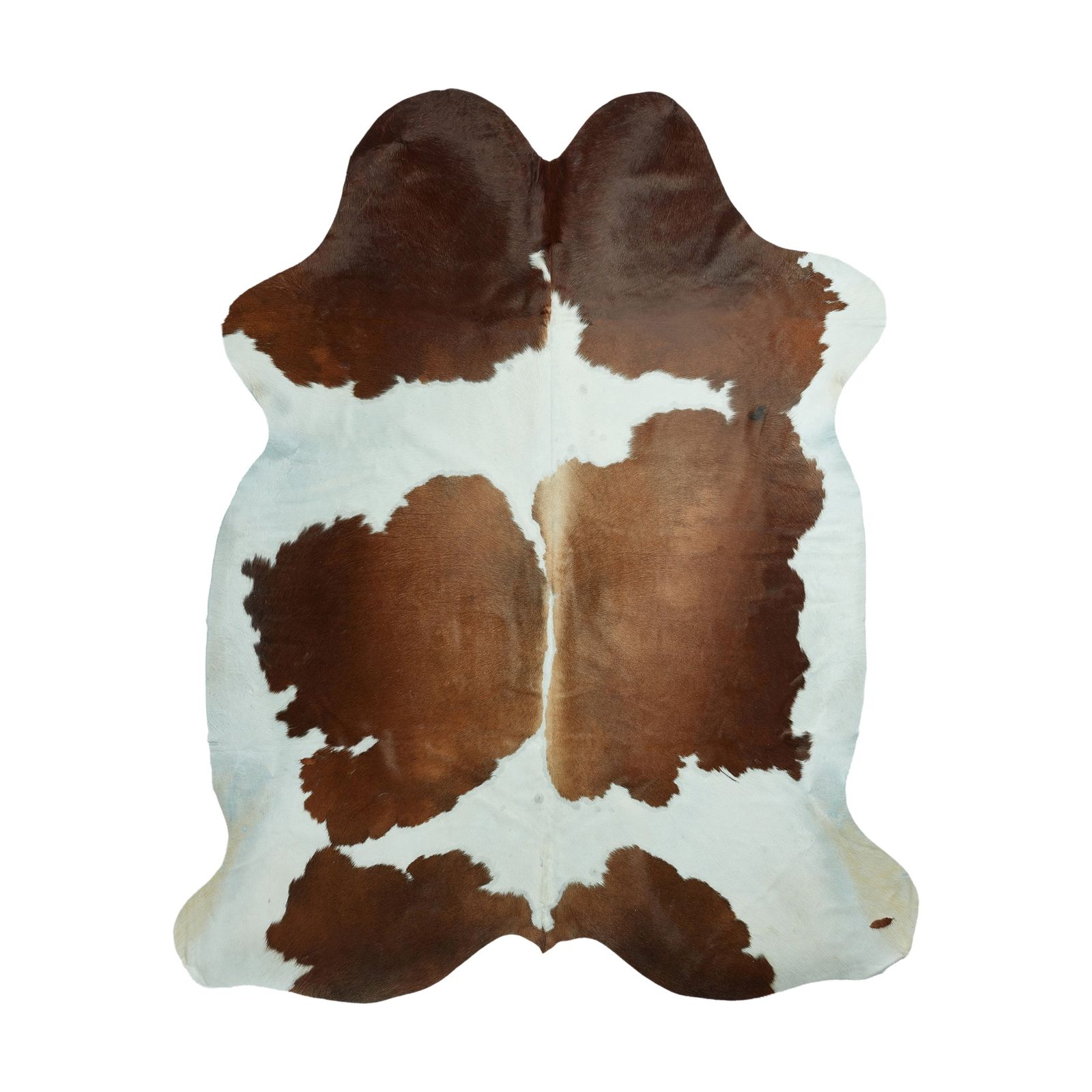 Cowhide Rug - Brown & White (250cm x 200cm)