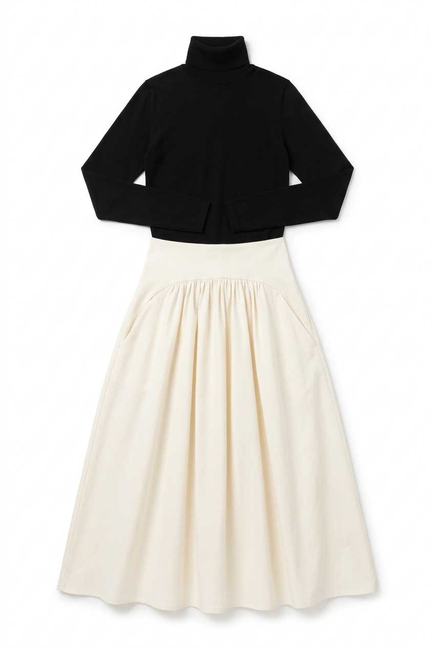 Belle Gathered Mini Skort