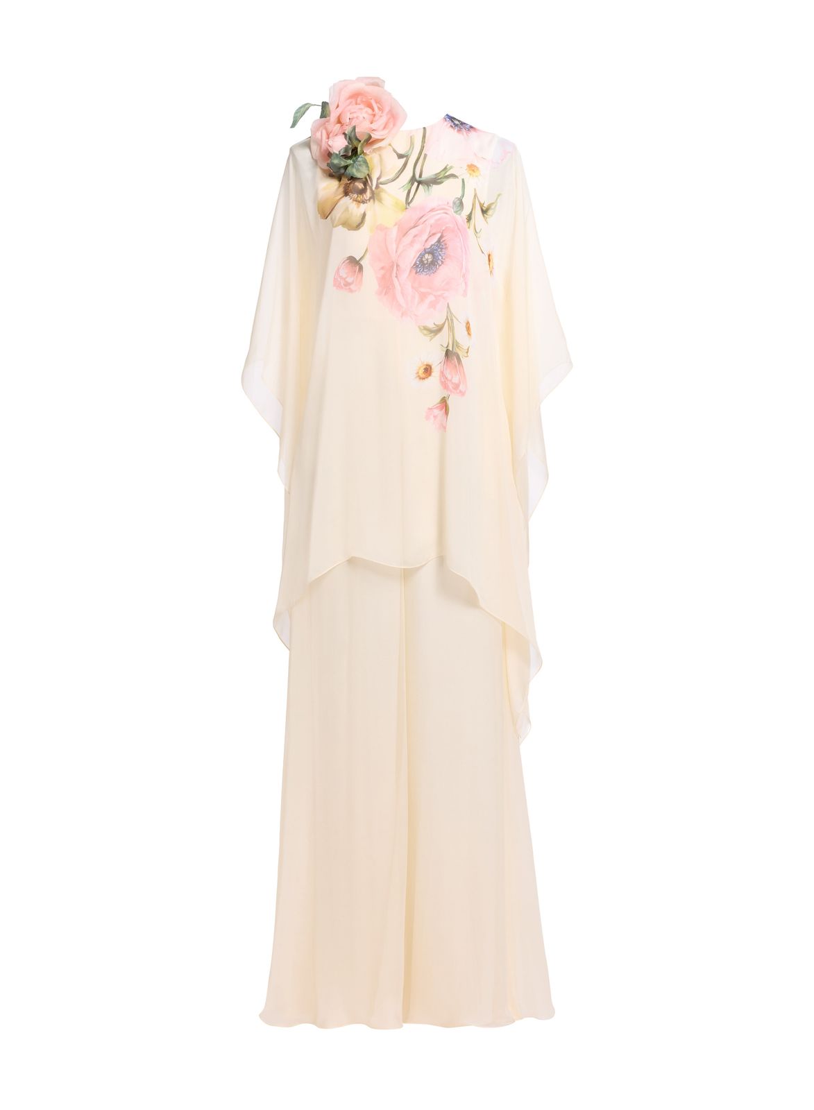 Printed Chiffon Jumpsuit