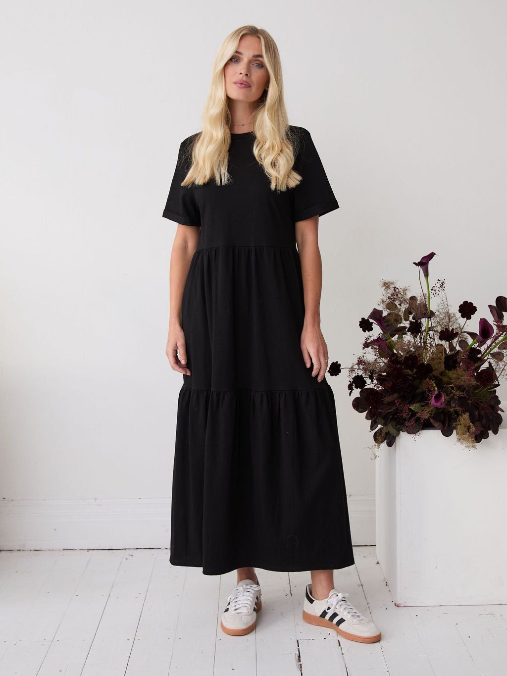 Harlow Black Premium Jersey Dress