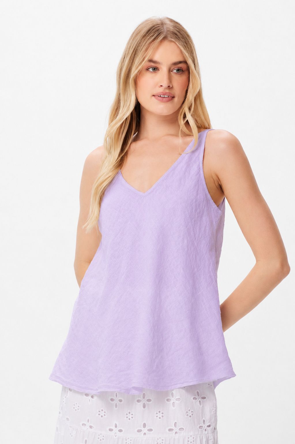 Stacy Linen Swing Cami