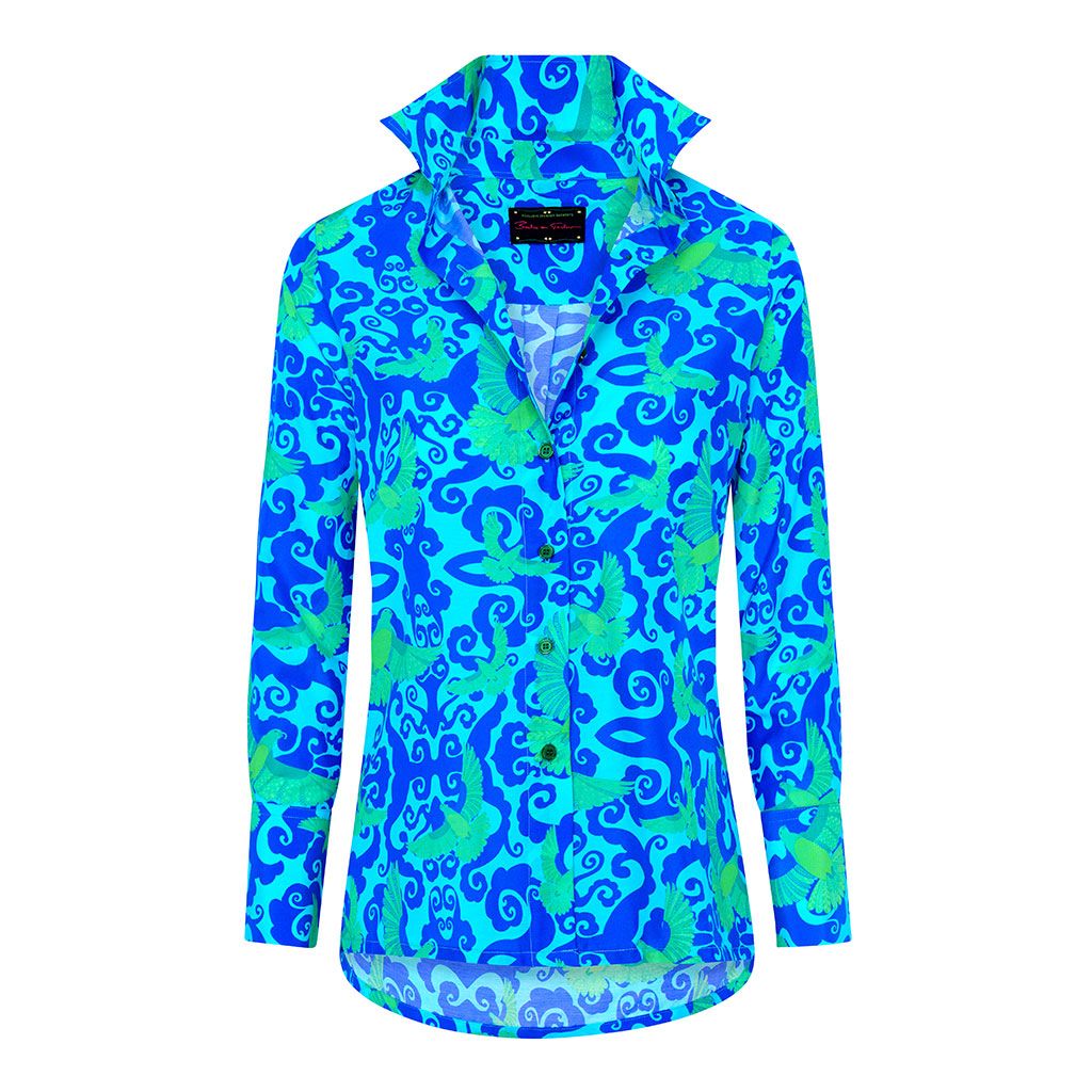 Blue Peace Dove Micheal Shirt