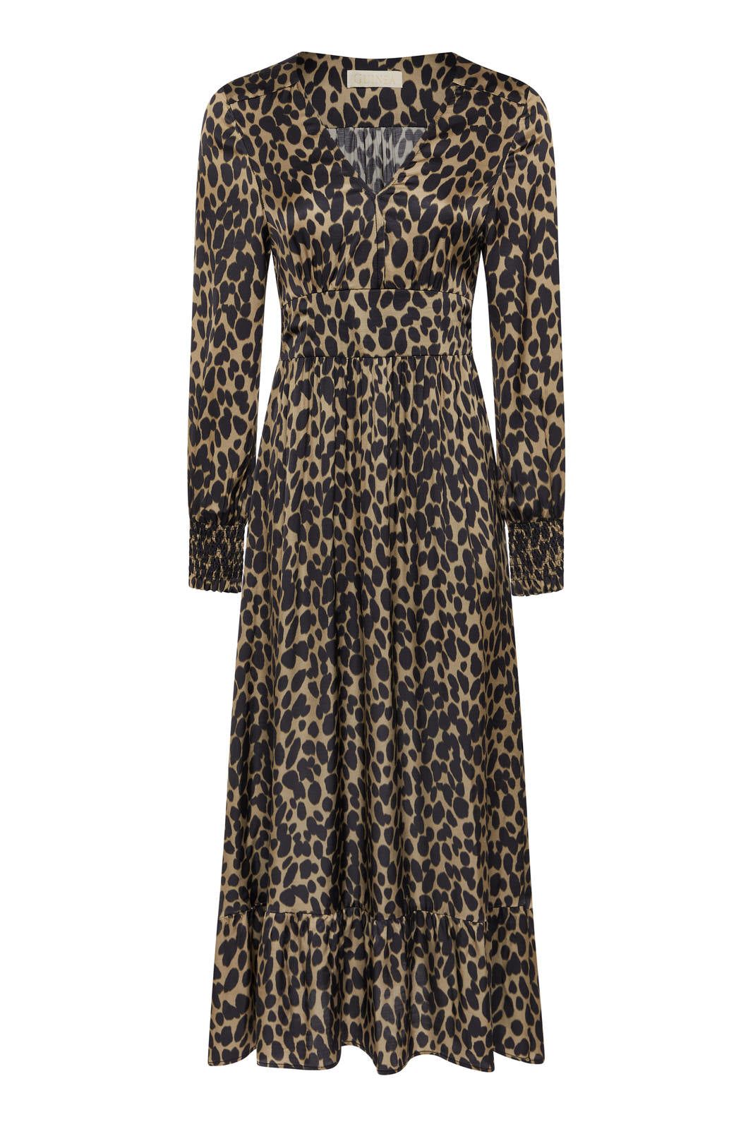 Sophie - Boho Maxi Dress - Leopard Print - 55% Off