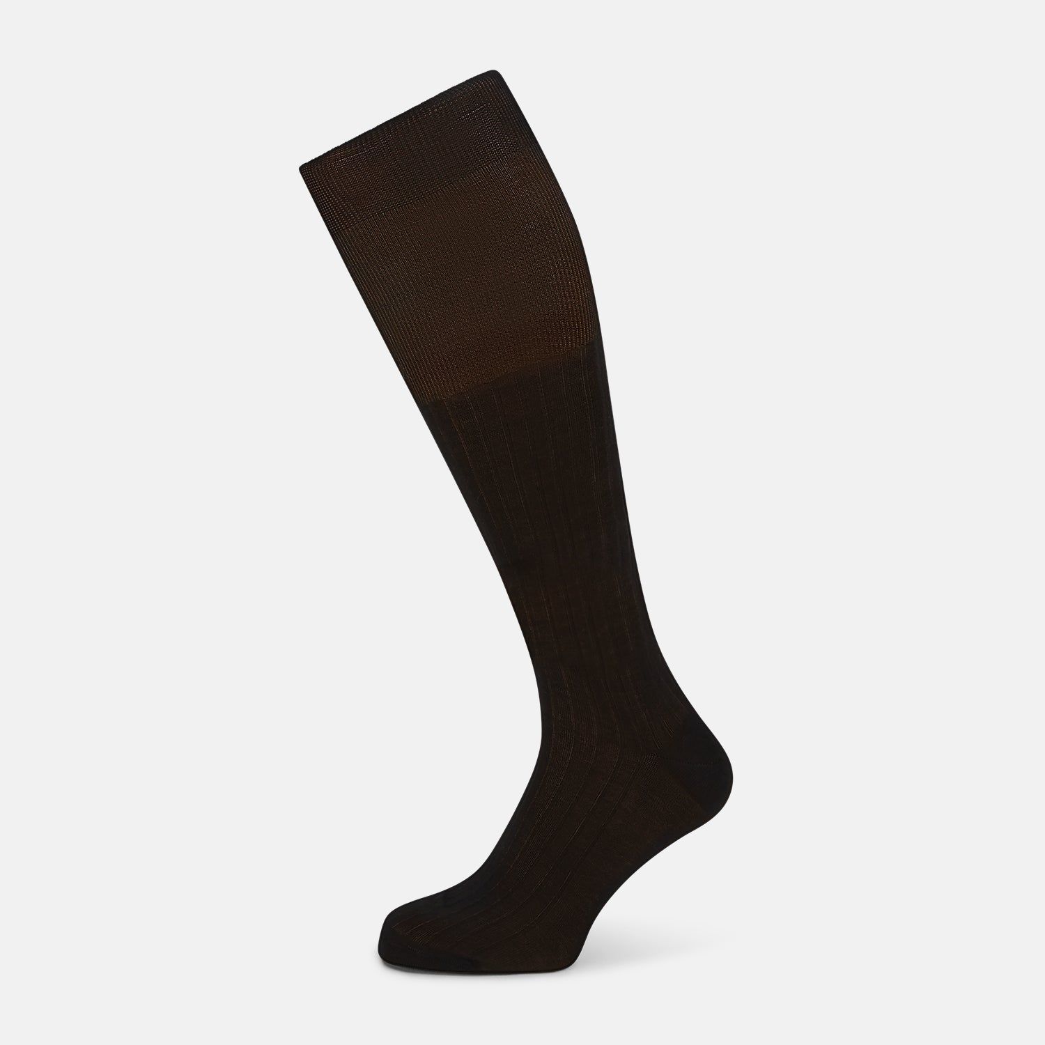 Black Cotton Long Socks