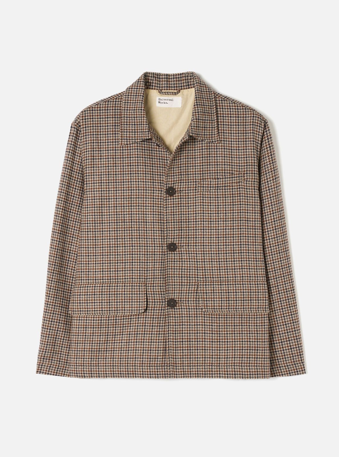 Taupe Lester Dogtooth Franck Jacket