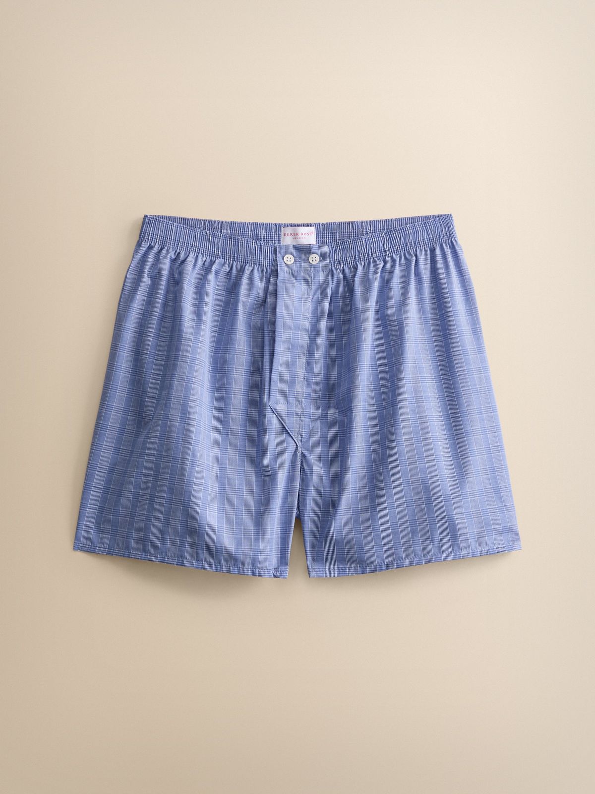 Felsted Cotton Classic Fit Boxers Mid Blue Check
