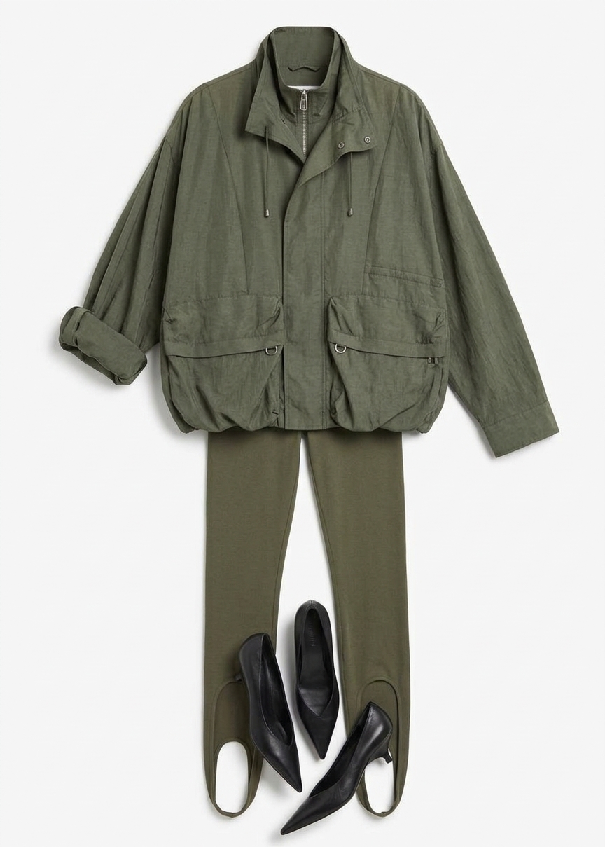 Twilla Stirrup Leggings - Olive