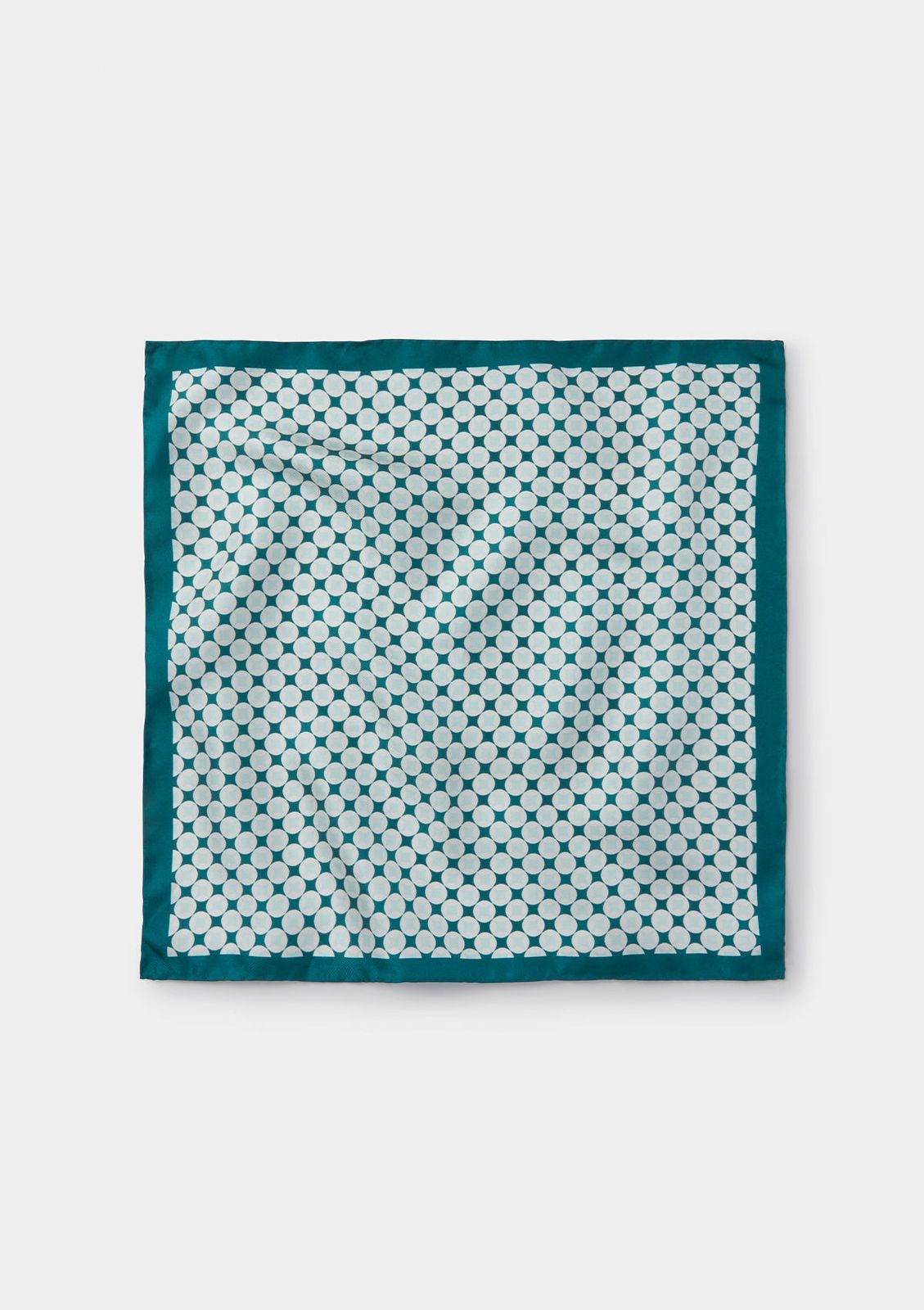 Pacific Blue Silk Pocket Square
