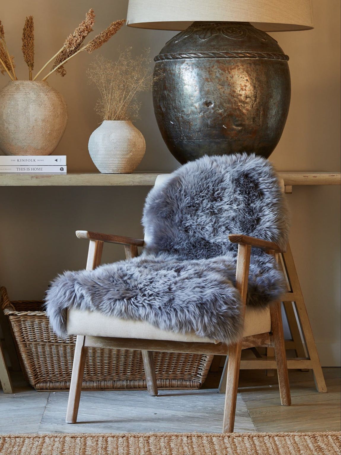 Sheepskin Rug - Grey
