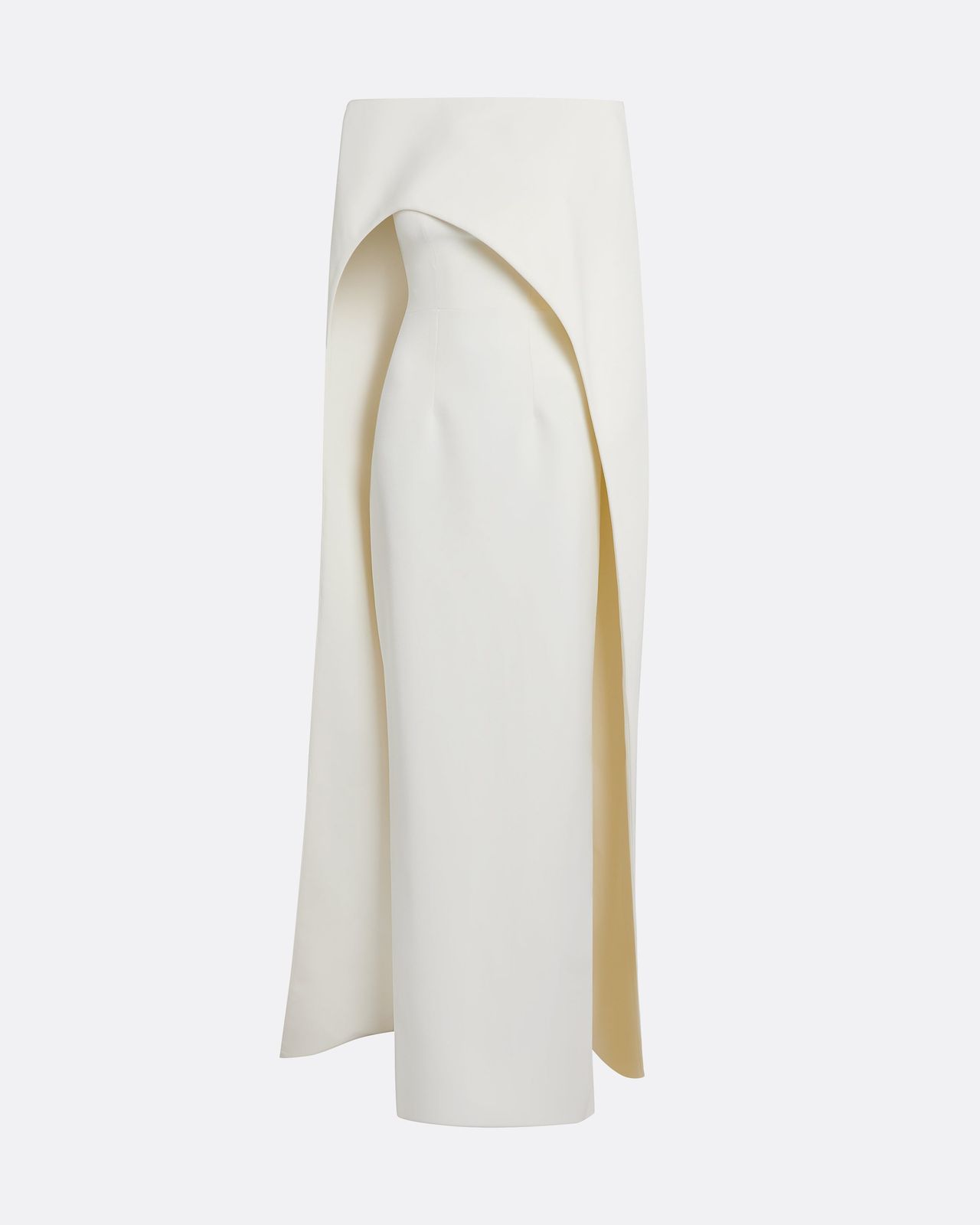Azrael Long Dress & Maddox Harness In Ivory