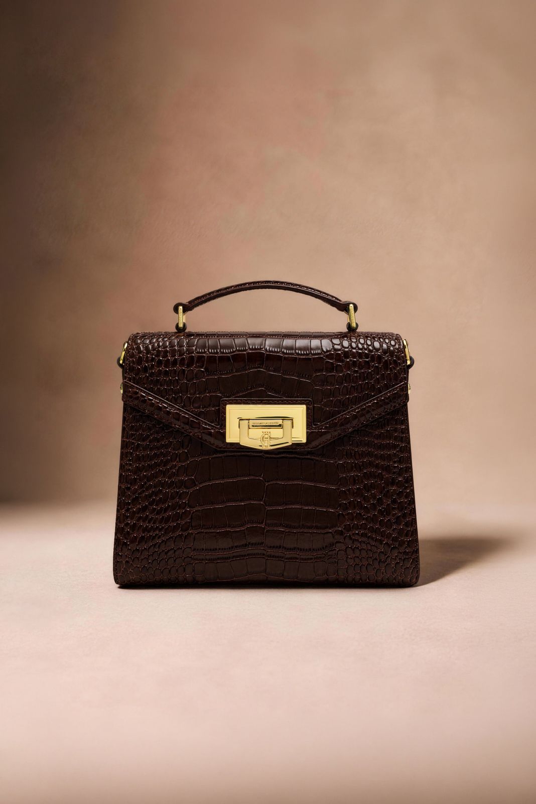 Cheltenham Bag (Rich Chocolate Croc)
