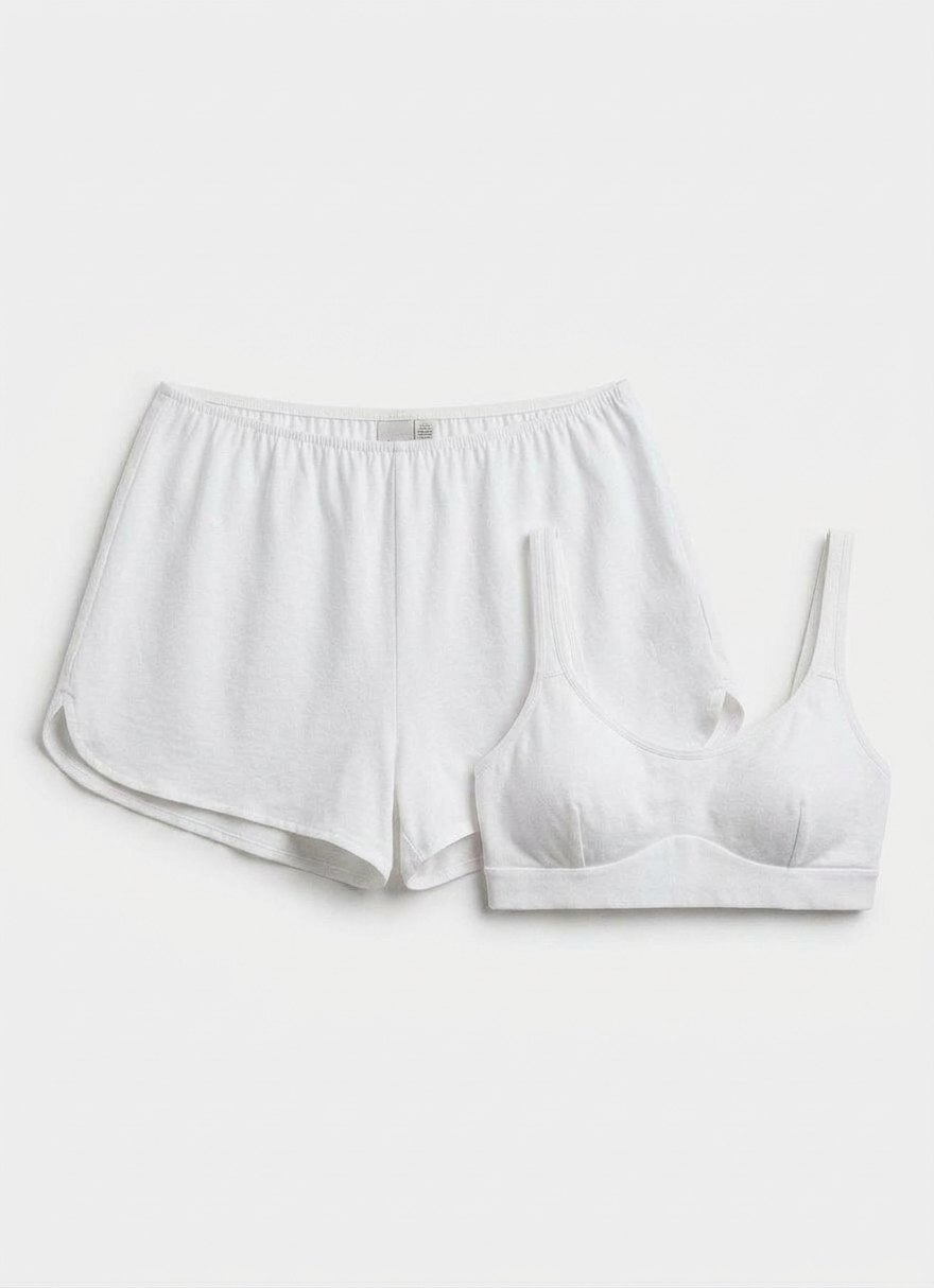 Women's French Knicker In White
