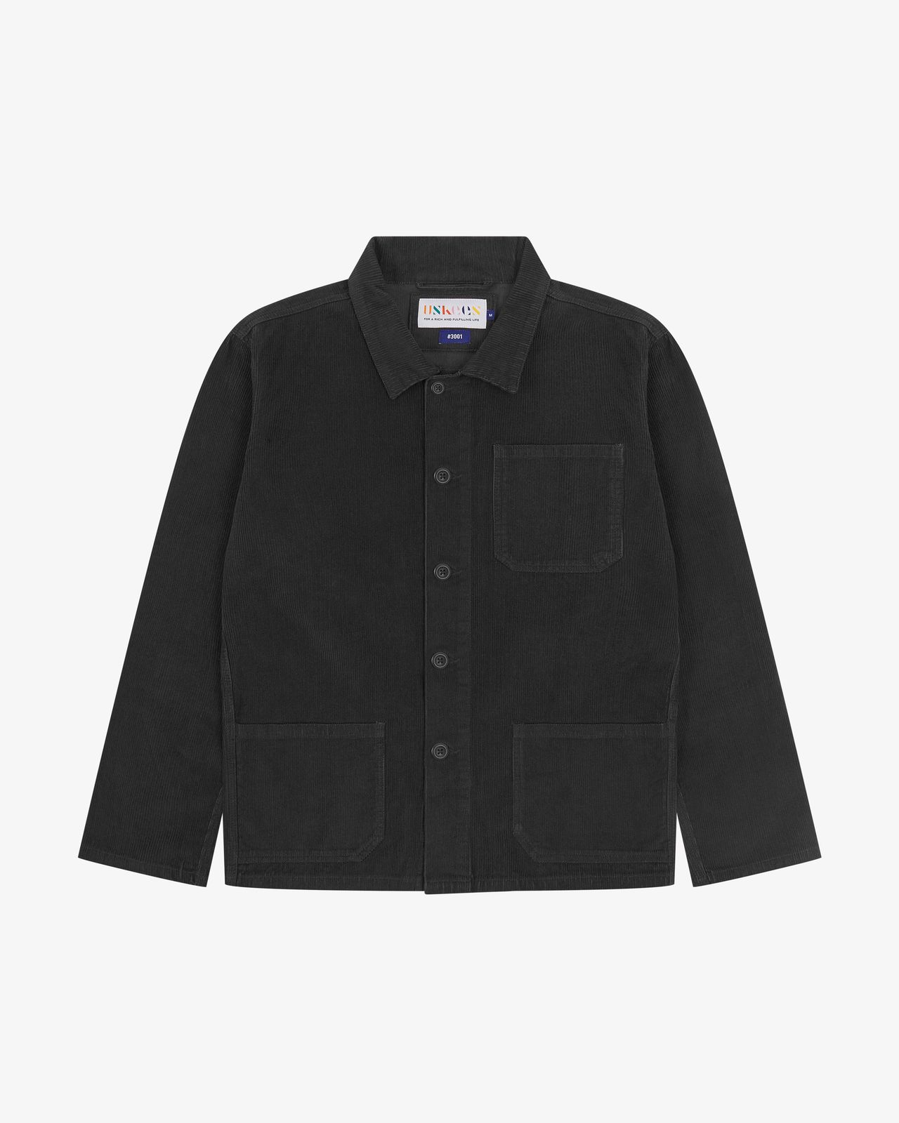 3001 Cord overshirt - charcoal