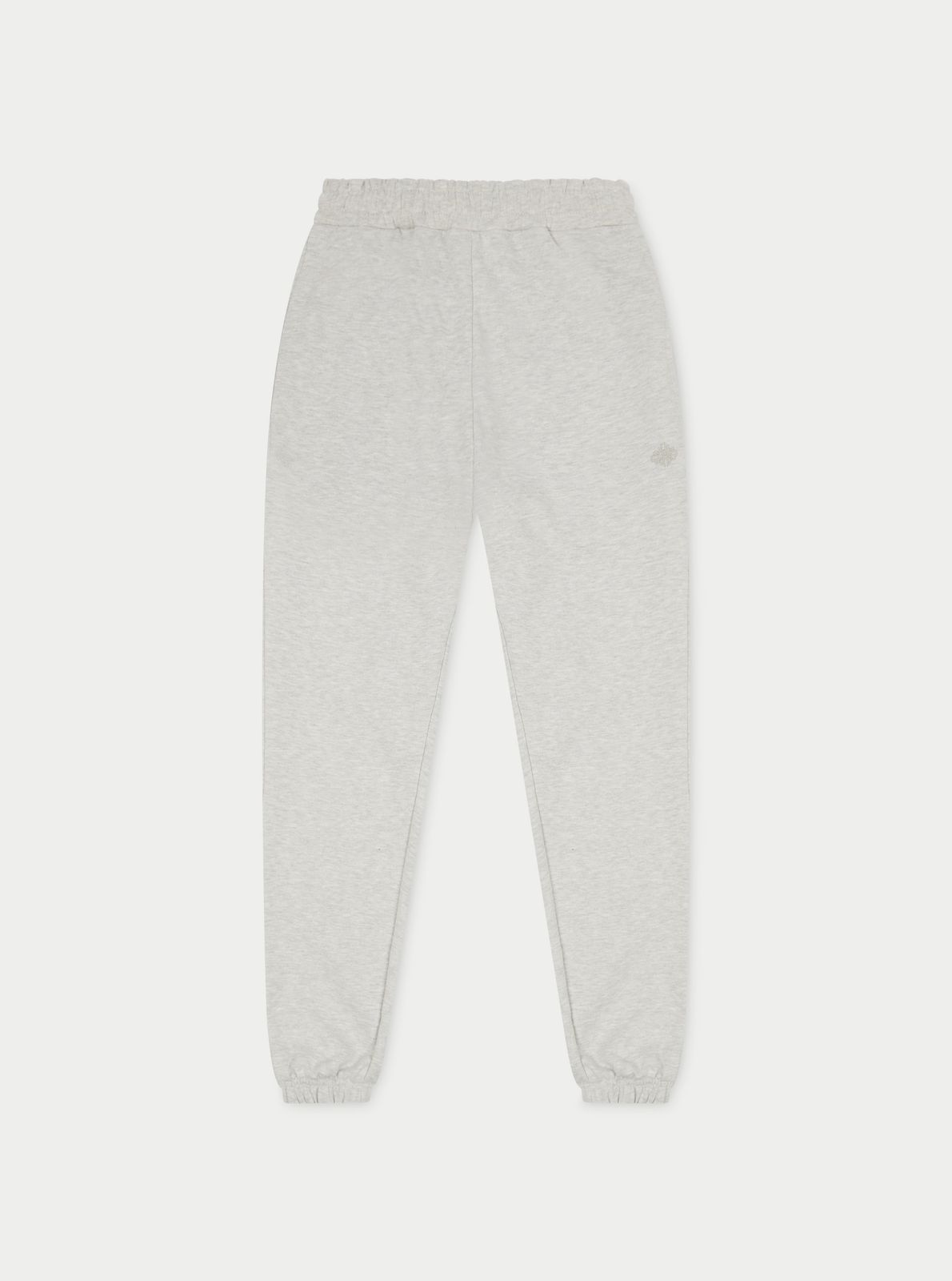 EMBLEM RELAXED JOGGERS - GREY MARL