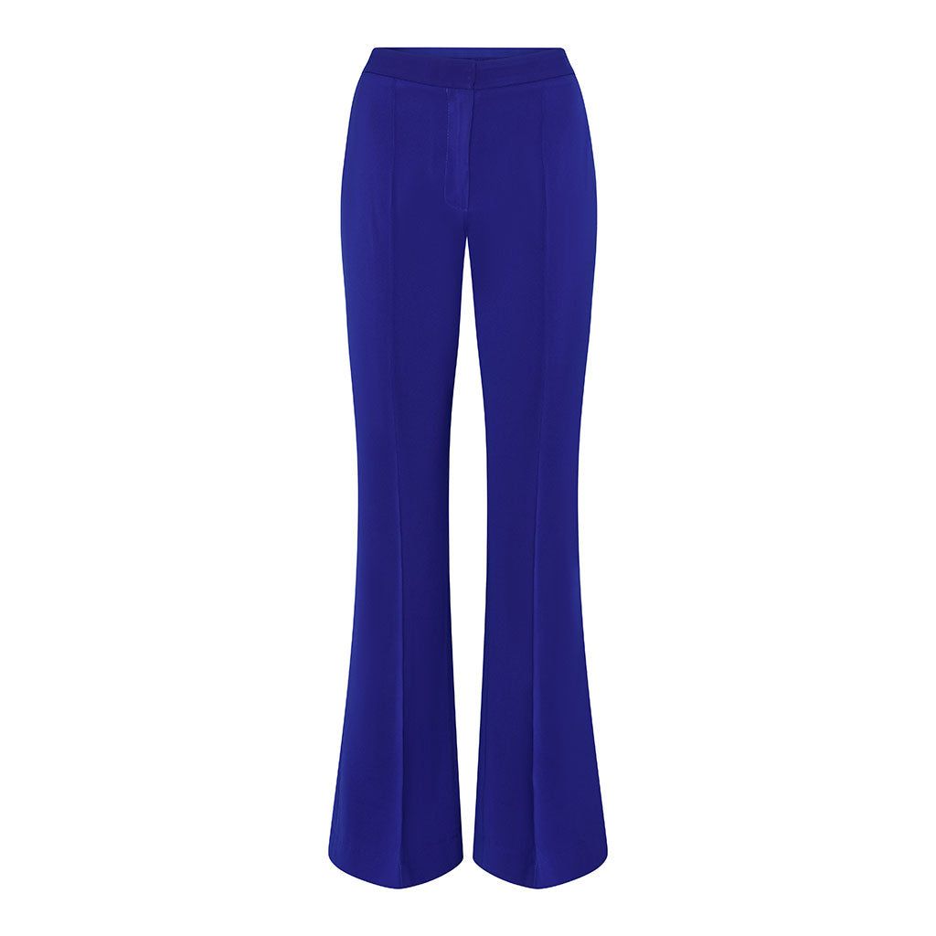 Royal Blue Flare Trousers