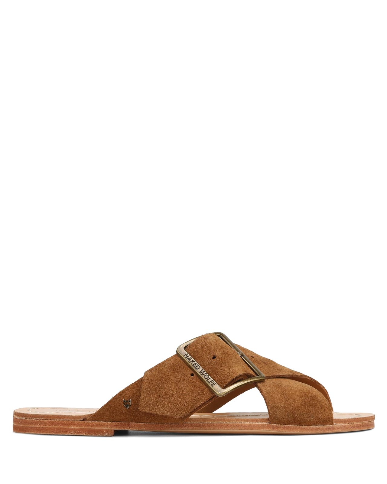 The Magnum Sandal Tan Suede